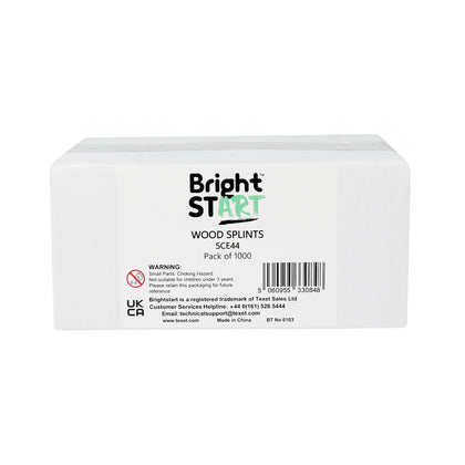 Wood Splints, Pack of 1000