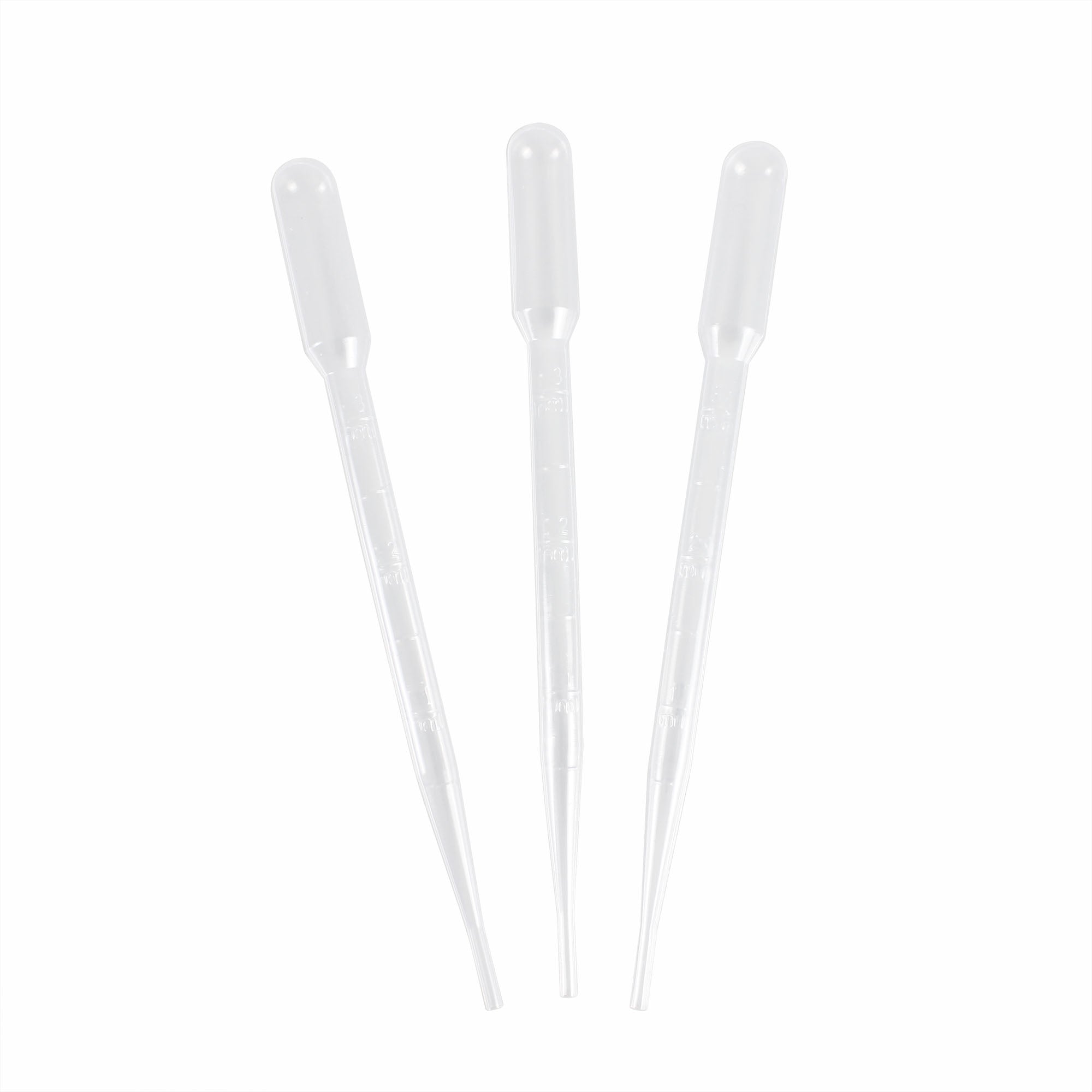 Disposable Plastic Transfer Pipettes – 3ml Graduated, Pack of 500