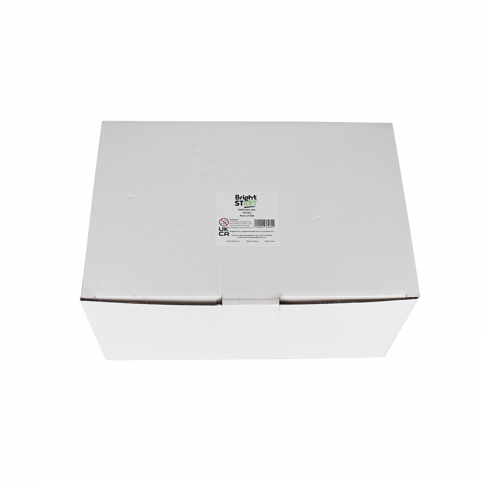 Disposable Plastic Transfer Pipettes – 3ml Graduated, Pack of 500