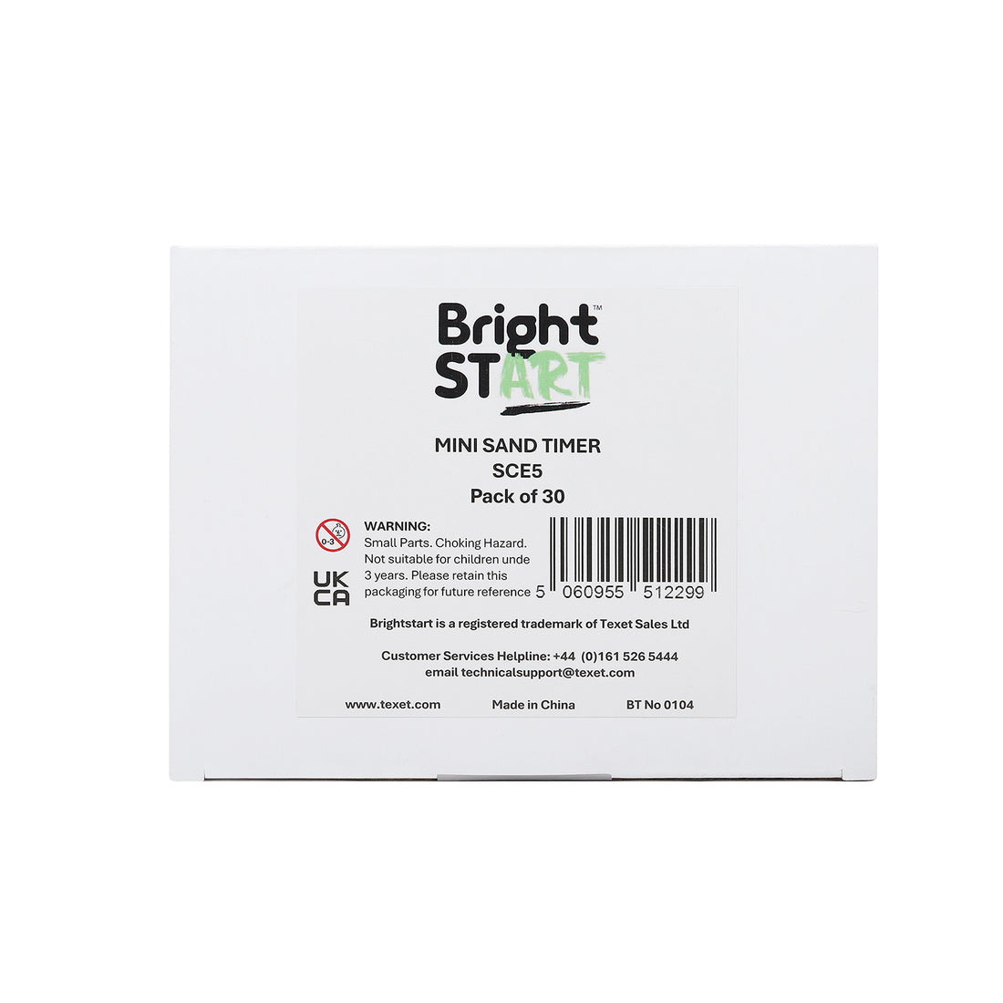 5 Minutes Mini Sand Timer, Pack of 30
