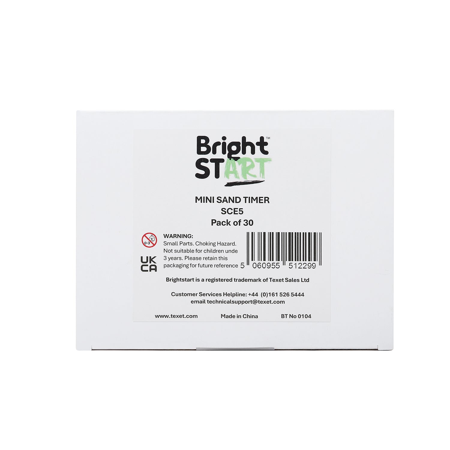 5 Minutes Mini Sand Timer, Pack of 30