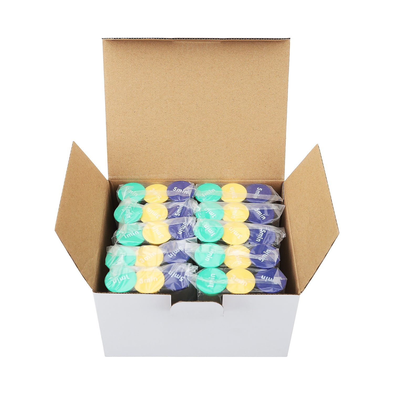 5 Minutes Mini Sand Timer, Pack of 30