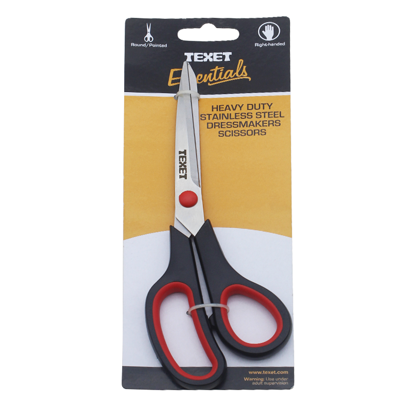 212mm Stainless Steel Heavy Duty Dressmakers Scissors Right-handed Soft Grip