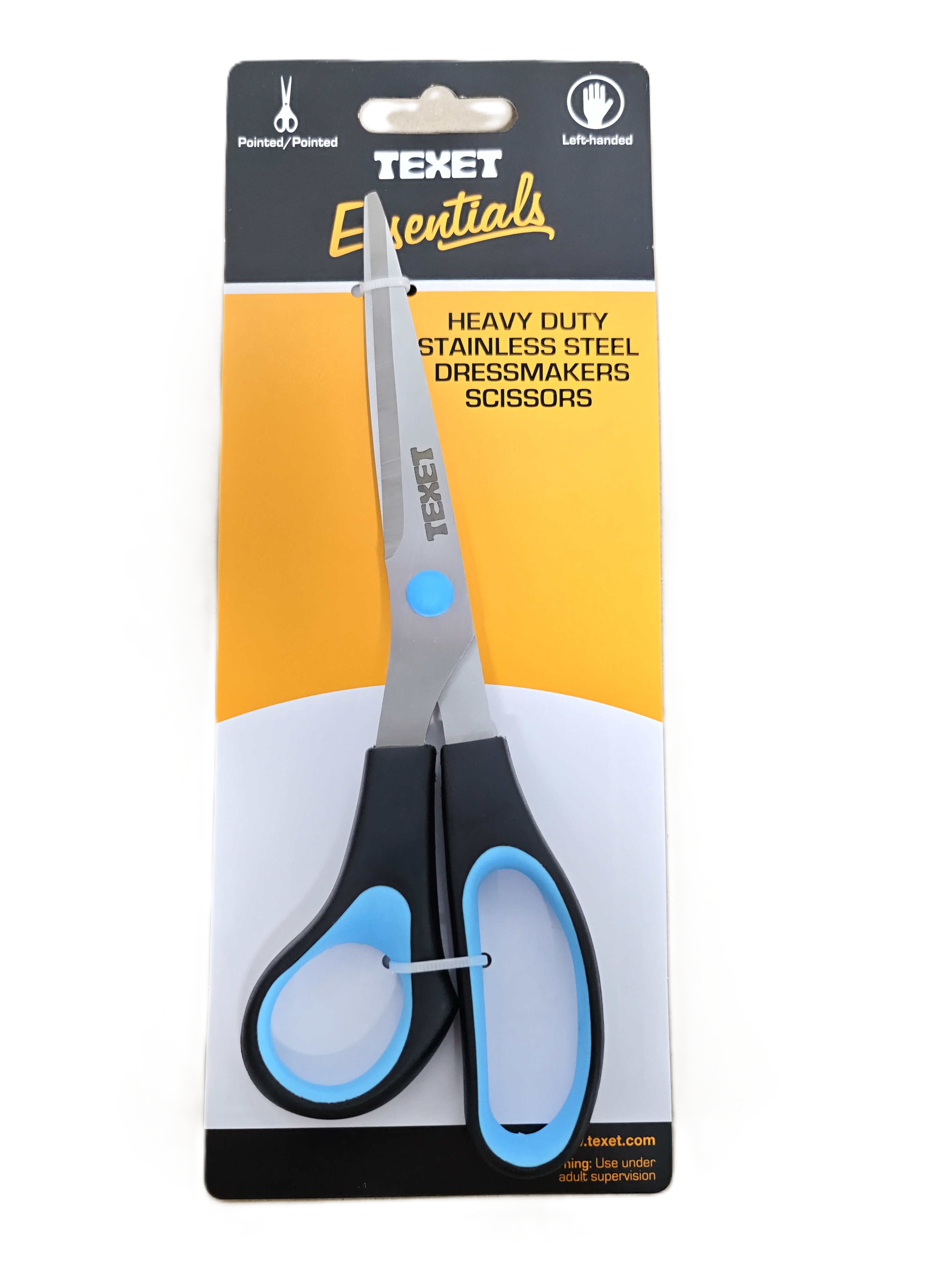 212mm Stainless Steel Heavy Duty Dressmakers Scissors Left-handed Soft Grip