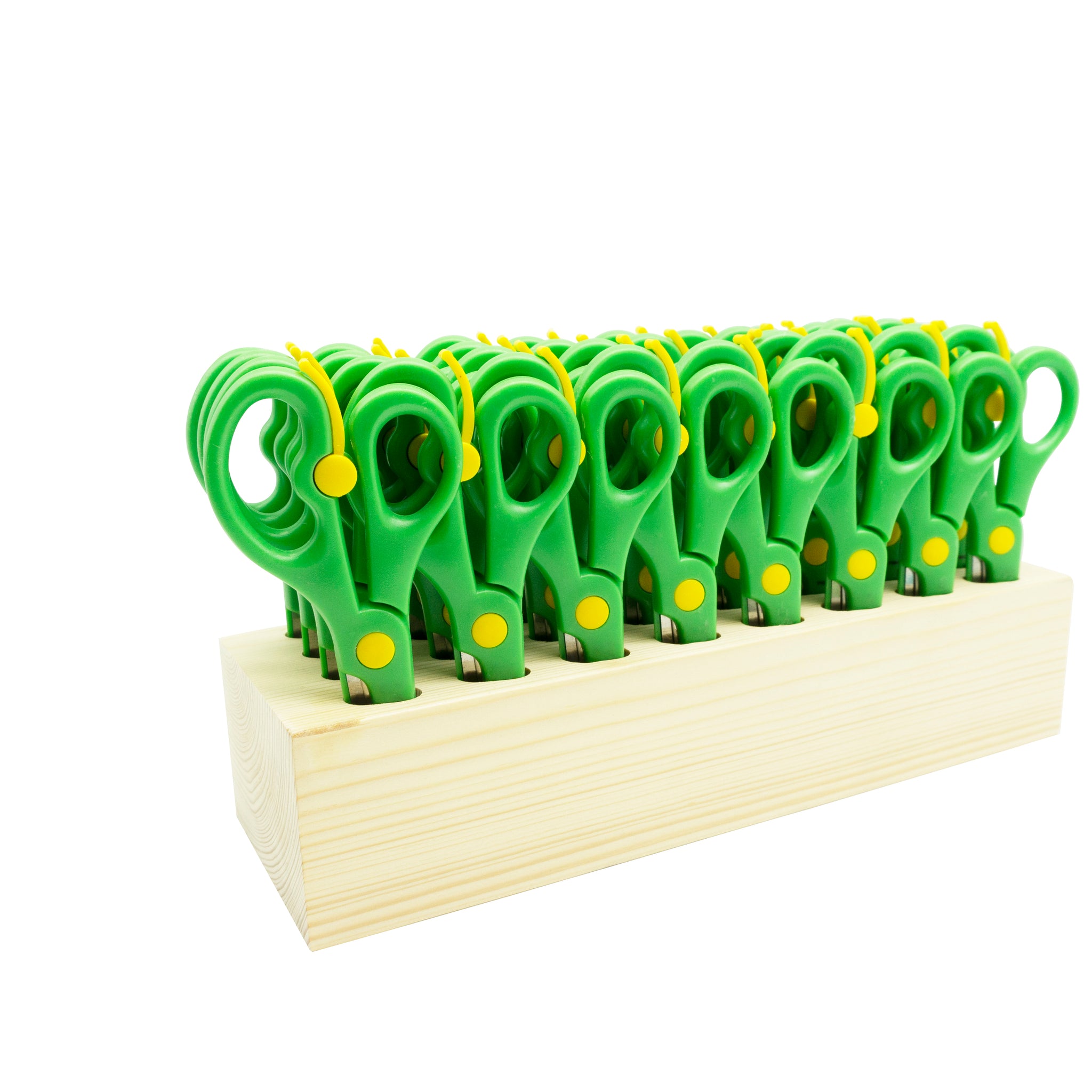 Sprung Scissors with Storage Block, Class Pack of 32