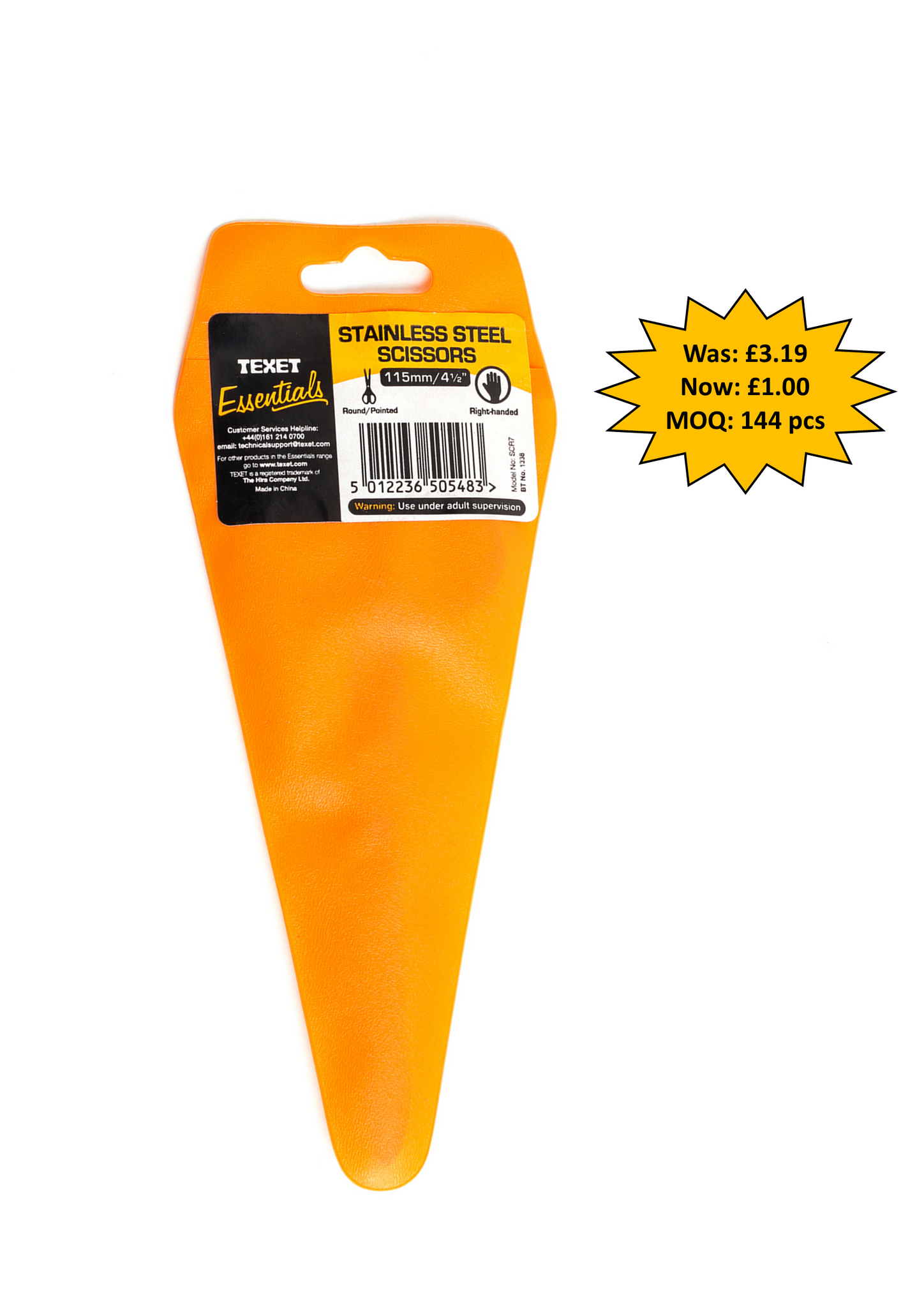 Right Hand Stainless Steel Scissors Blunt / Sharp