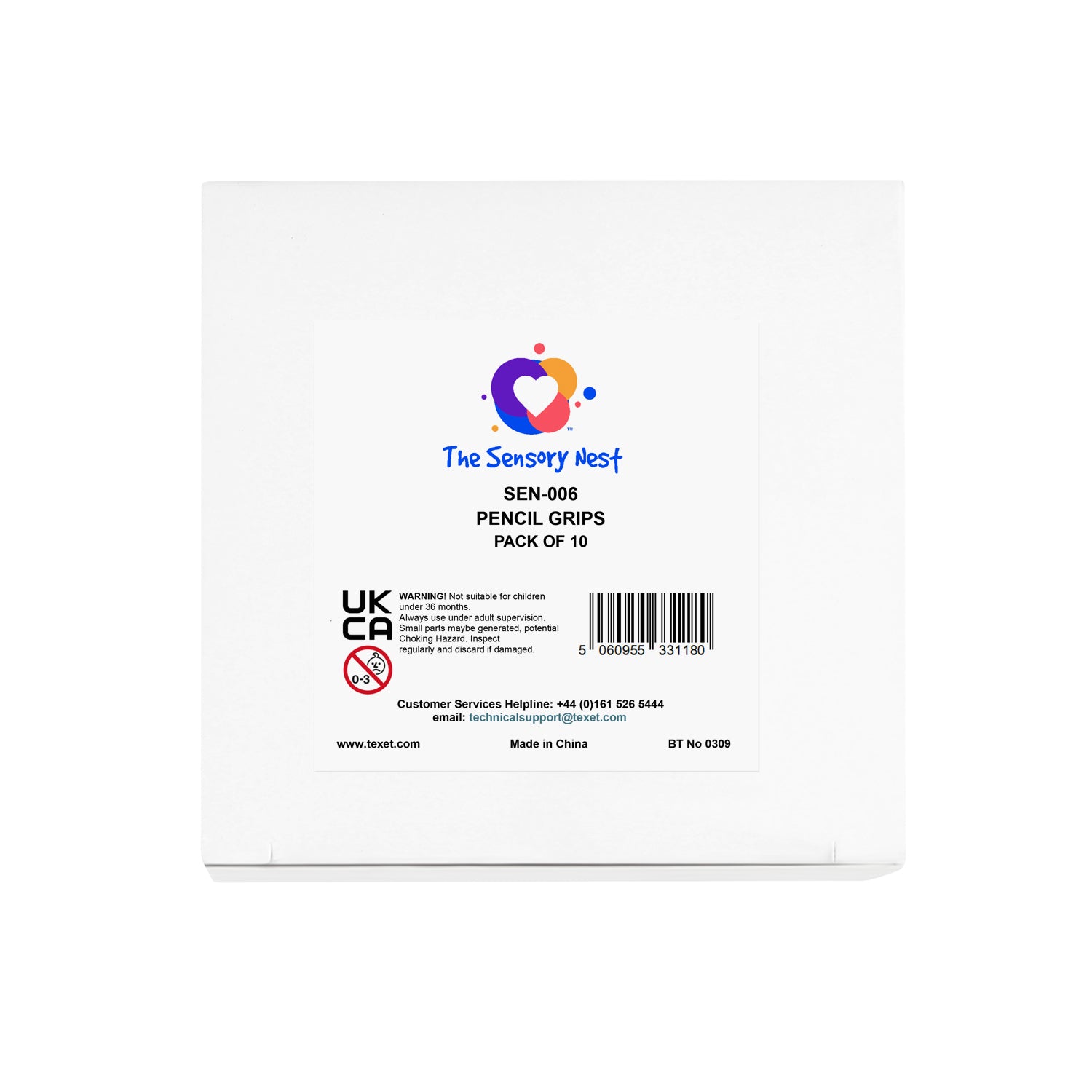 Pencil Grips, Pack of 10