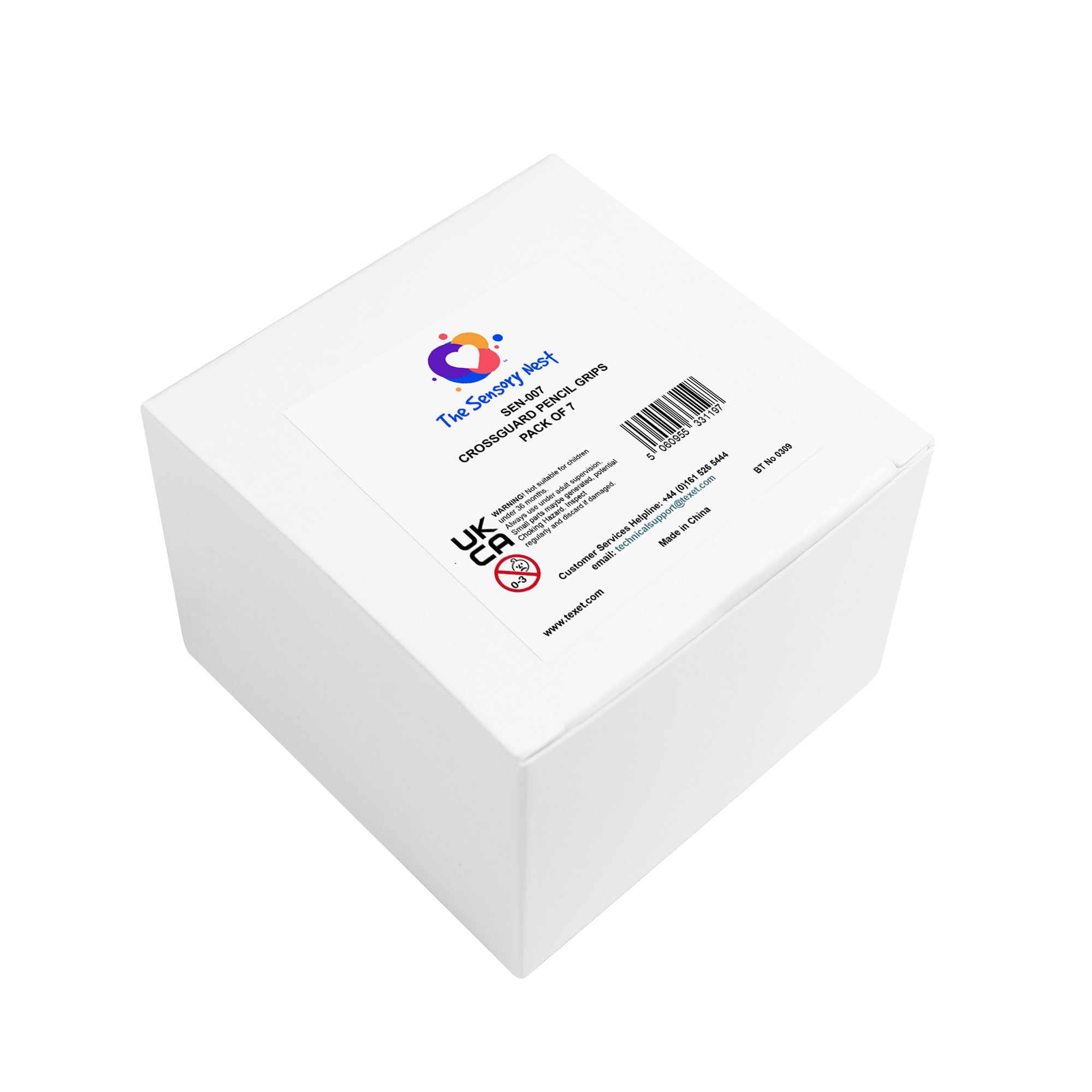 Crossguard Pencil Grips, Pack of 7