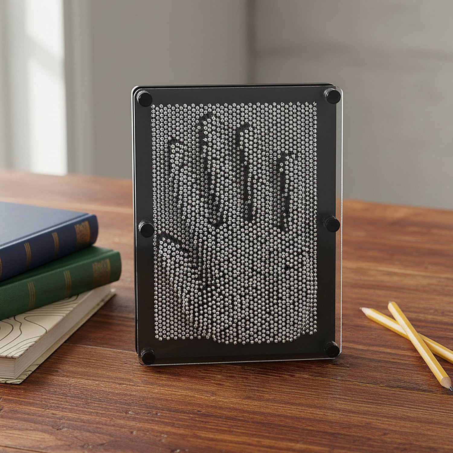 Metal Pin Art Sculpture – 3D Interactive Desk Toy