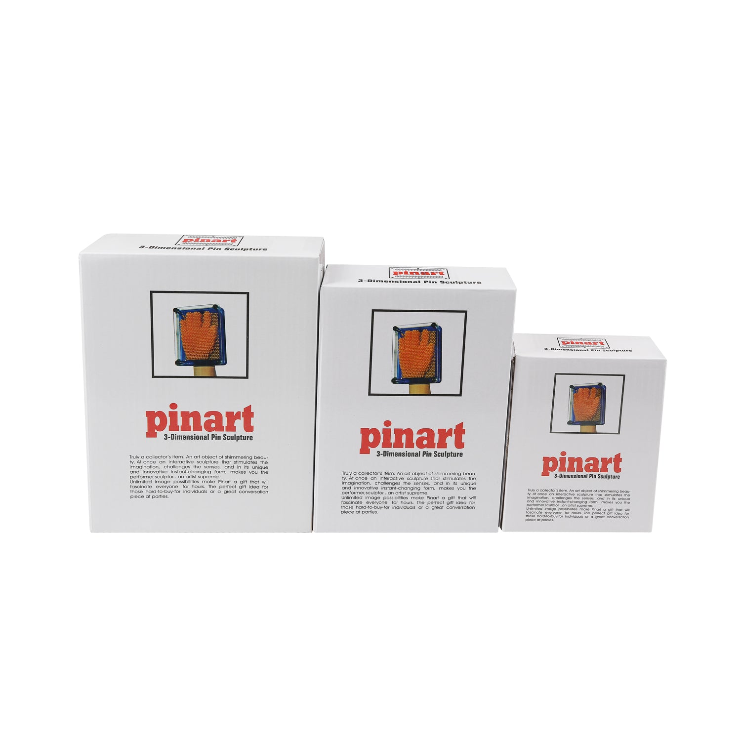 Plastic Pin Art, Pack of 3