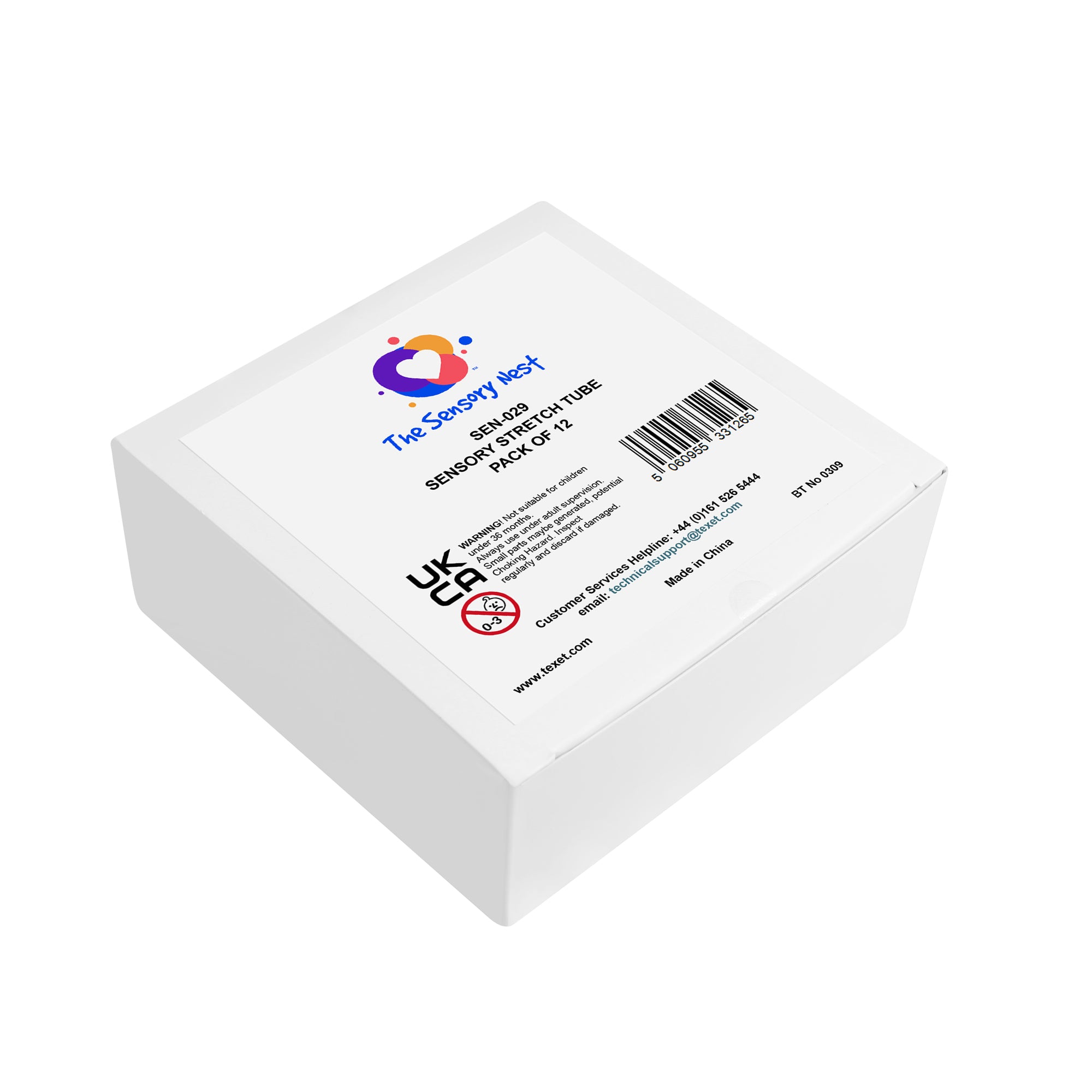 Sensory Stretch Tubes, Pack of 12