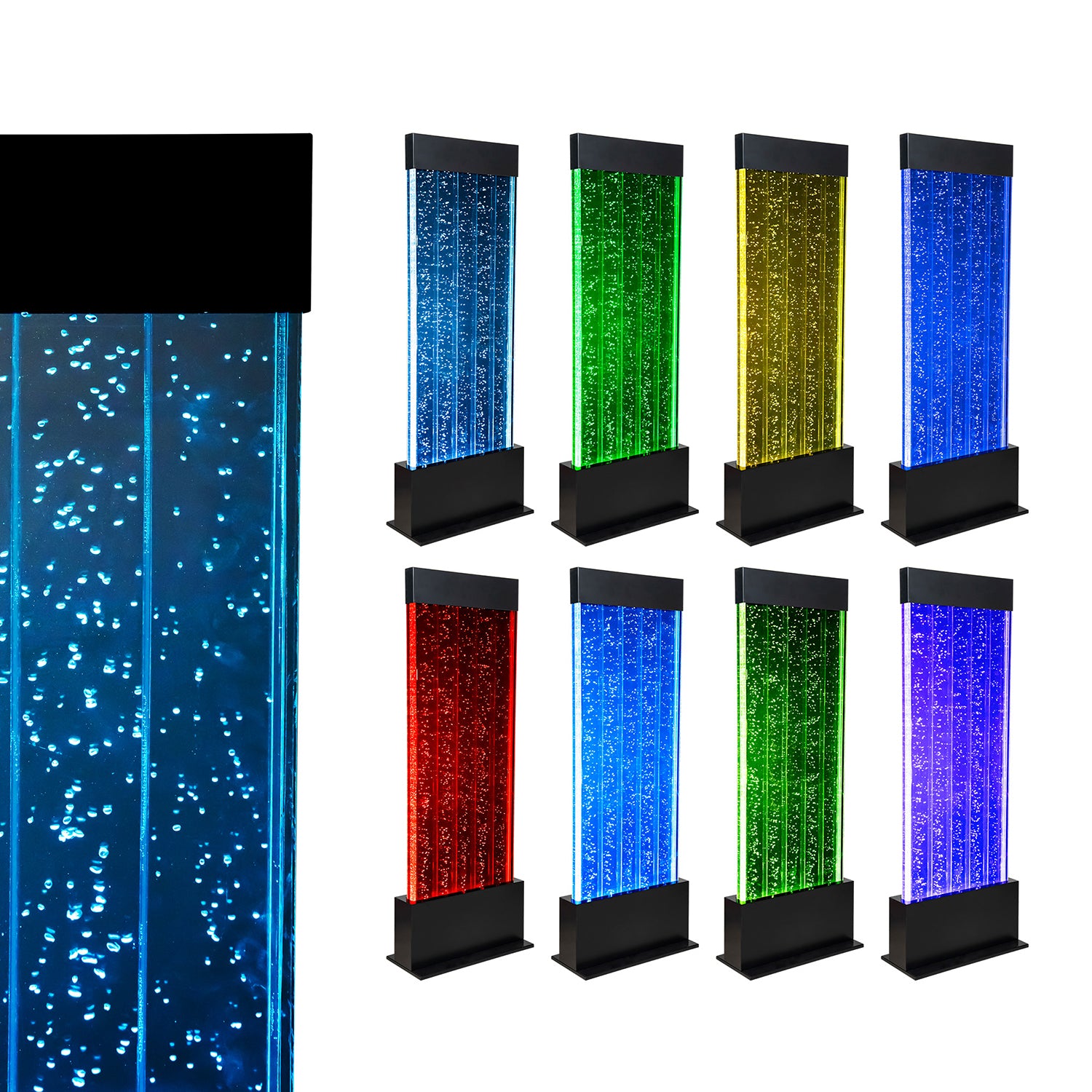 Free Standing Bubble Wall – Colour-Changing Sensory Feature