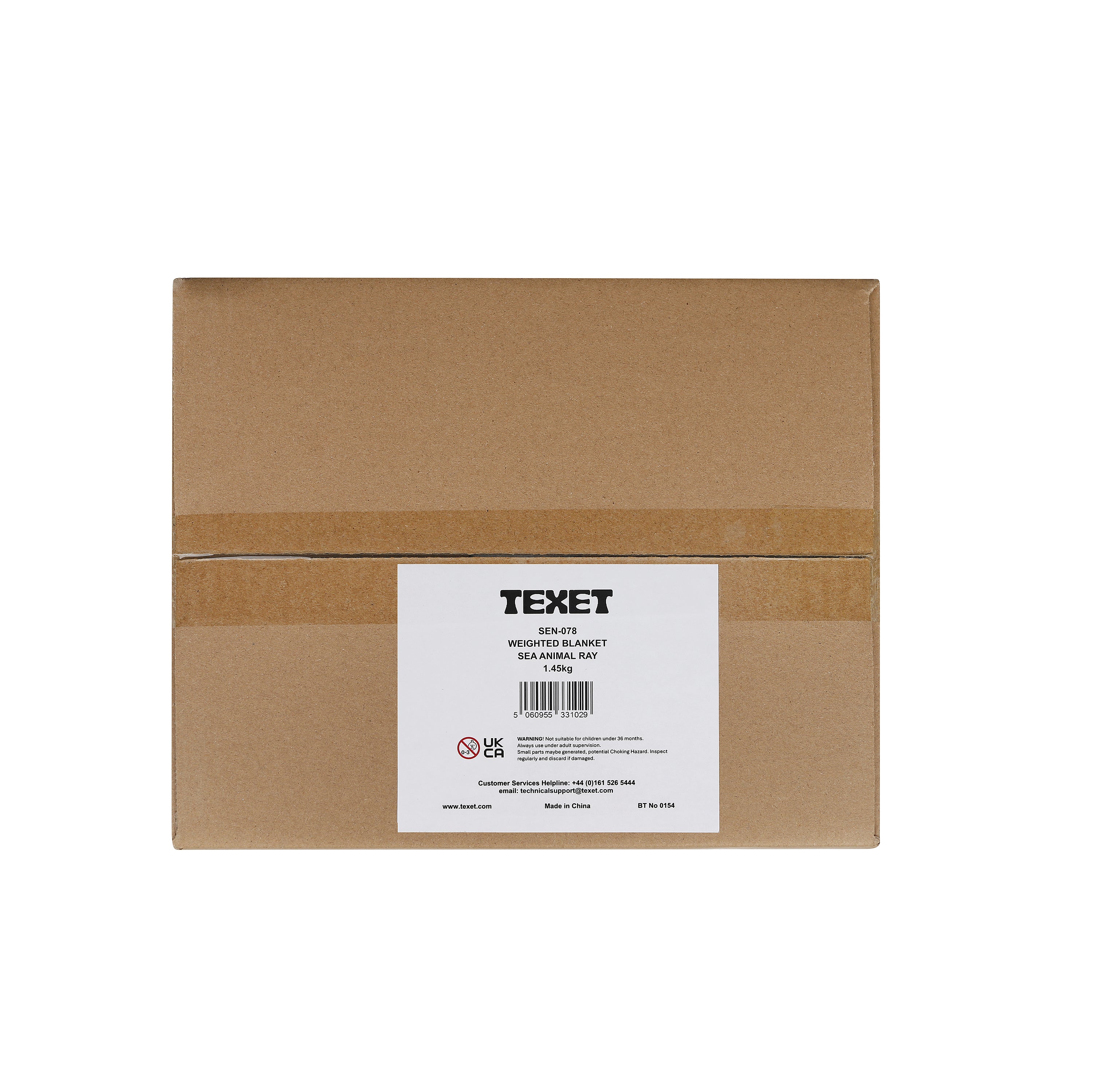 Plush Stingray Weighted Sensory Toy, 1.45kg