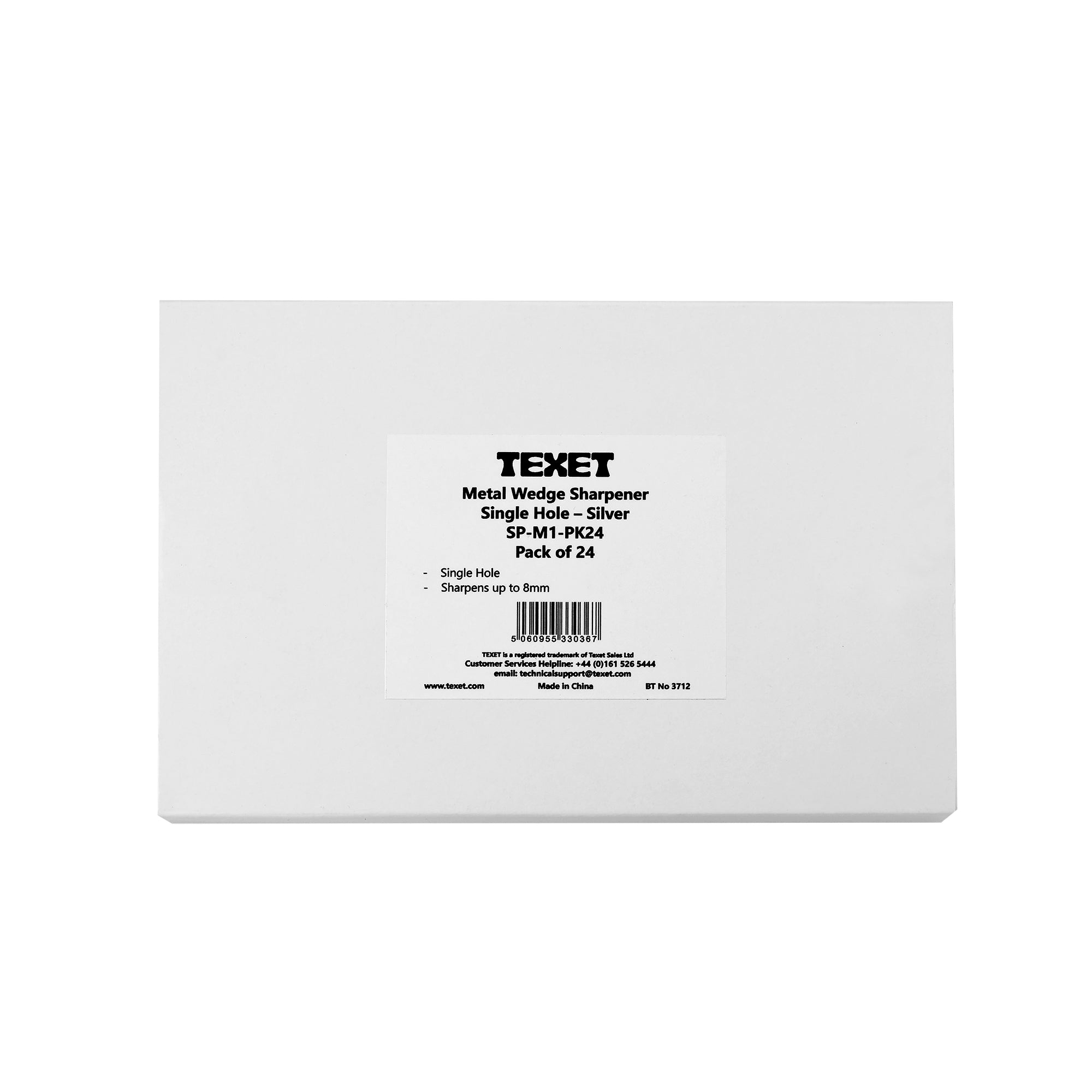 Metal Wedge Sharpener Single Hole, Pack of 24