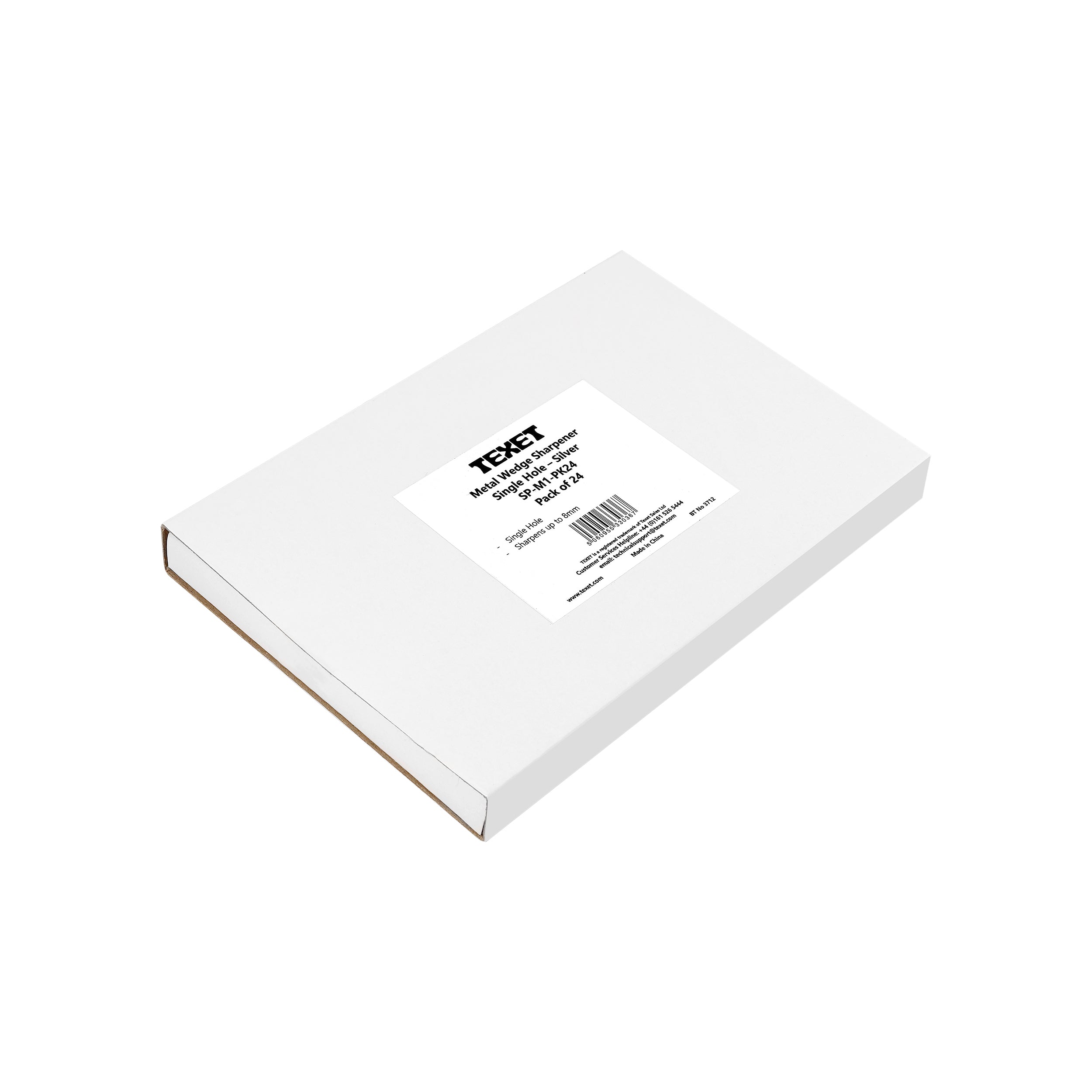 Metal Wedge Sharpener Single Hole, Pack of 24