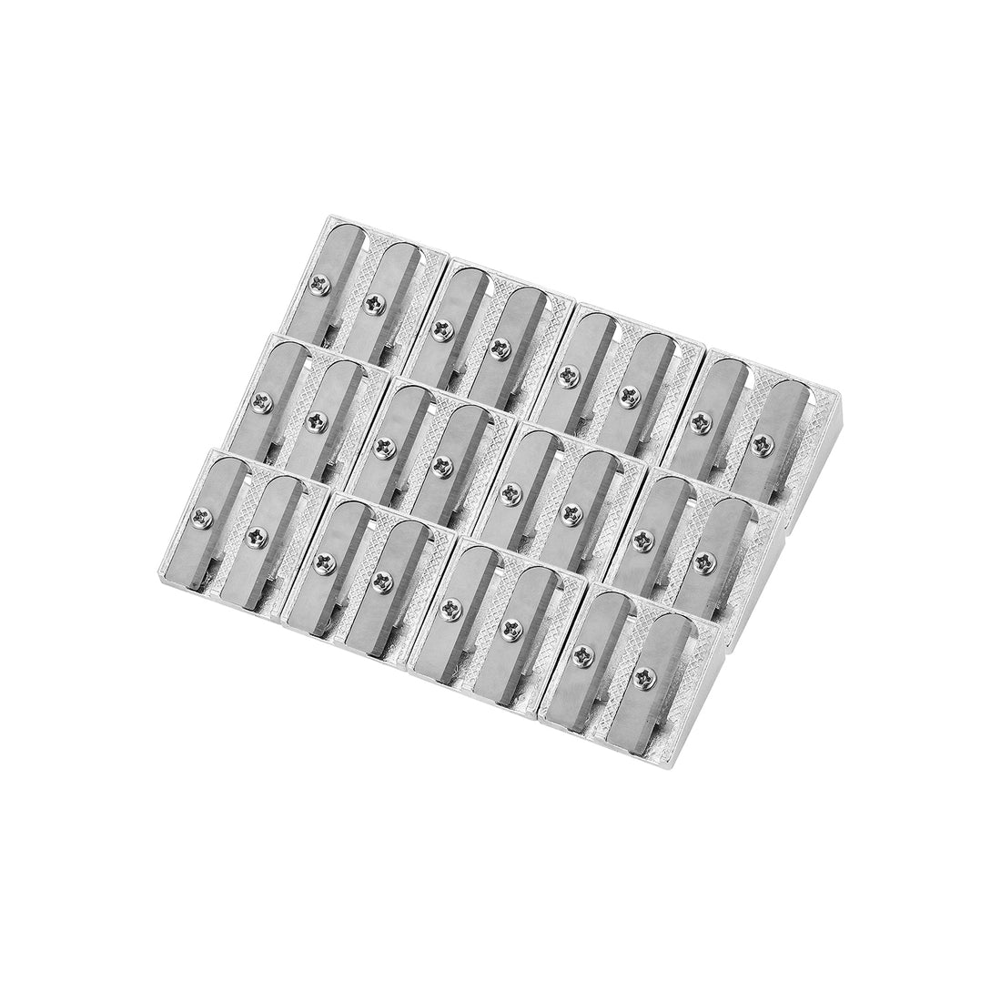 Metal Wedge Sharpener Double Hole, Pack of 12