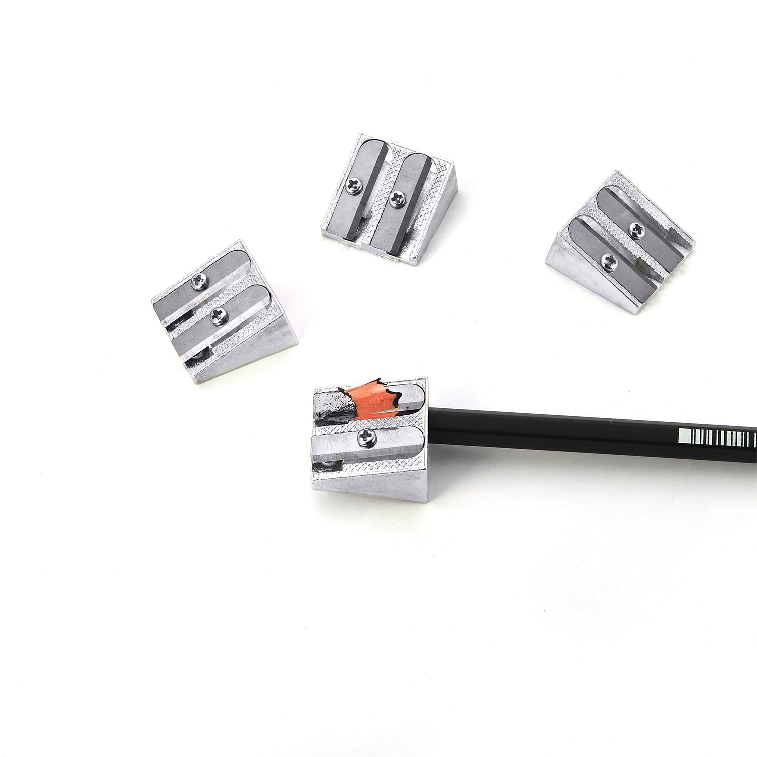 Metal Wedge Sharpener Double Hole, Pack of 12