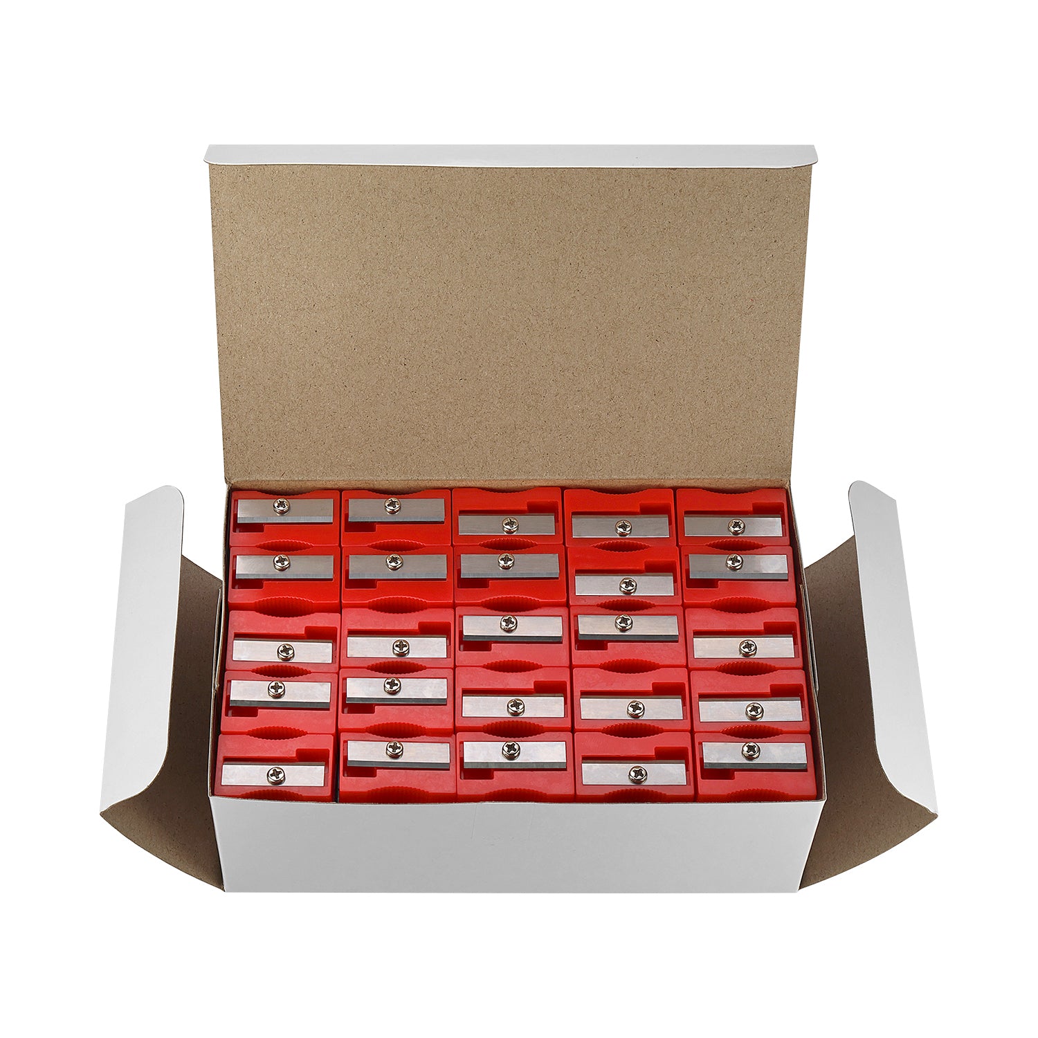 Plastic Sharpener Single Hole, Pack of 100