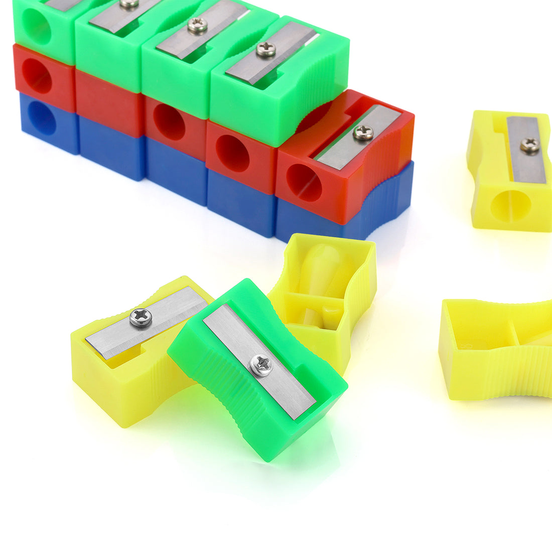 Plastic Sharpener Single Hole, Pack of 100