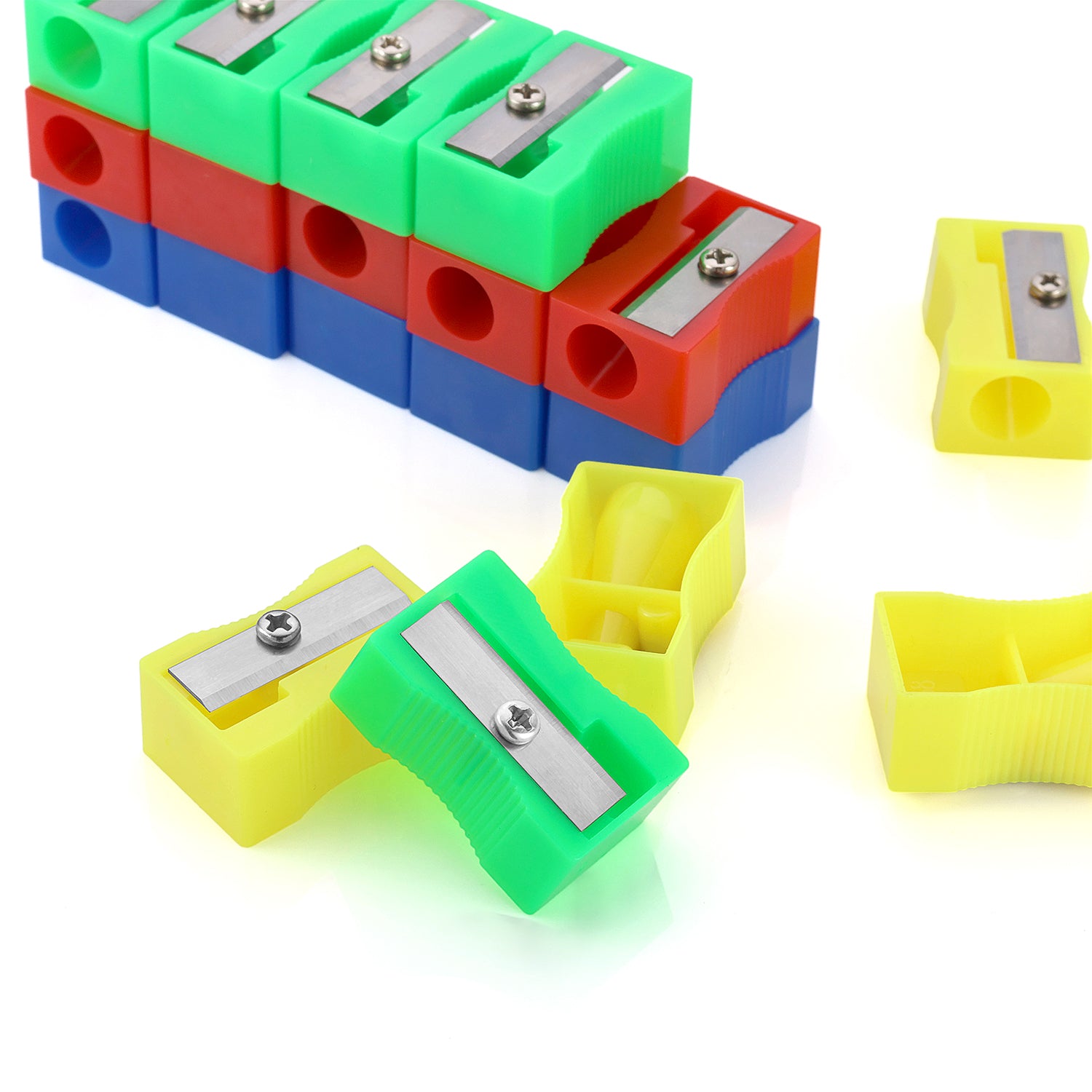 Plastic Sharpener Single Hole, Pack of 100