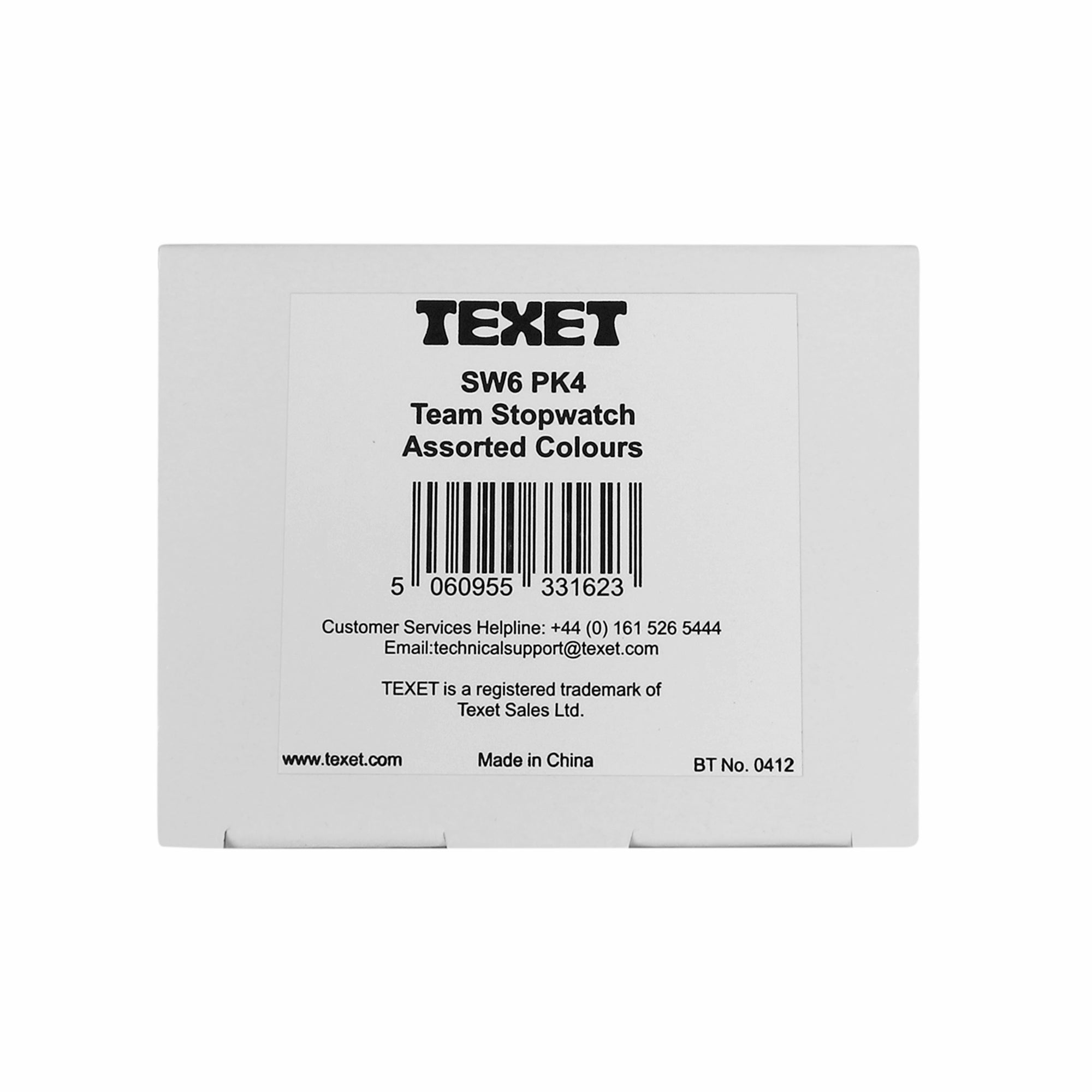 Texet Digital Team Stopwatch, Pack of 4
