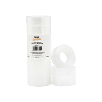PP Clear Tape 19mm x 33m, Pack of 8