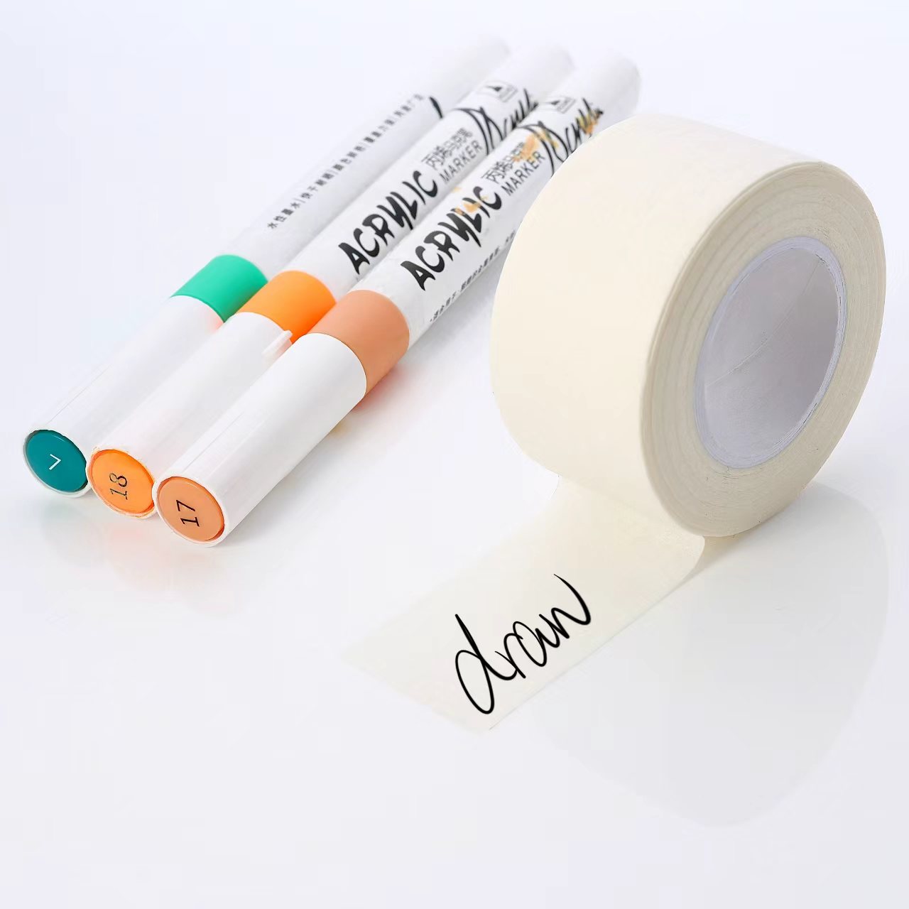 Texet Masking Tape 25mm x 10m, Pack of 8