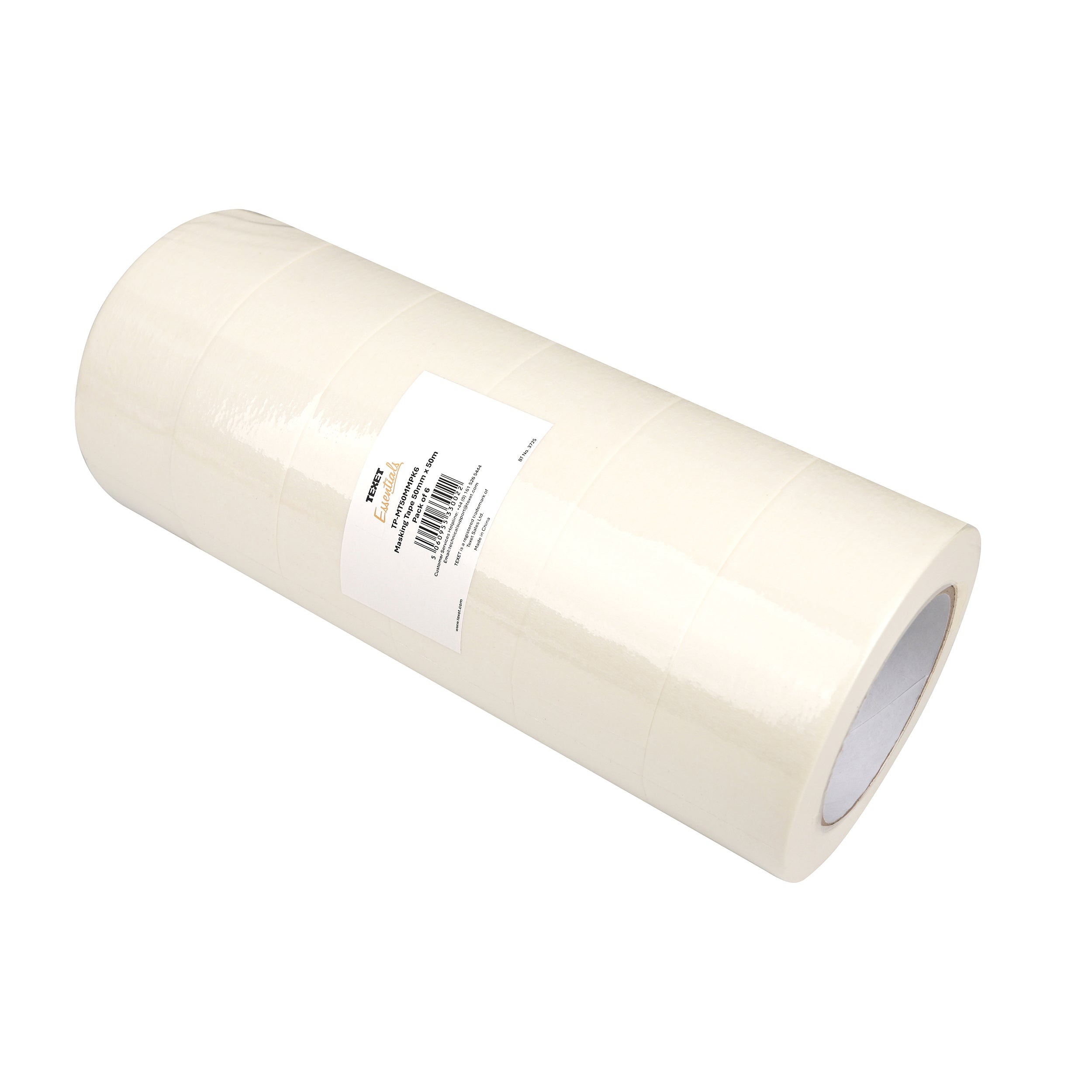 High Tack Masking Tape 50mm x 50m, Pack of 6