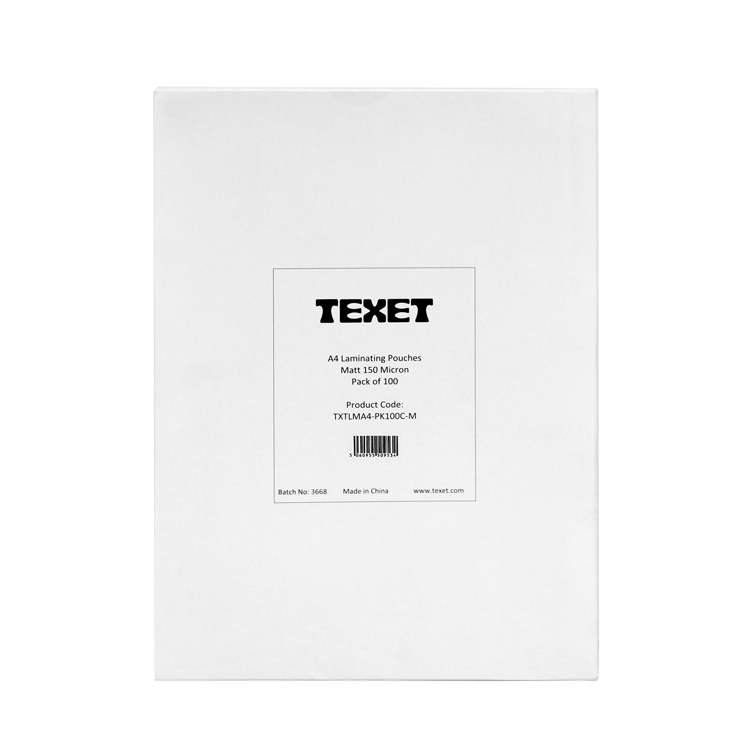 A4 Laminating Pouch Matt 150 Micron, Pack of 100