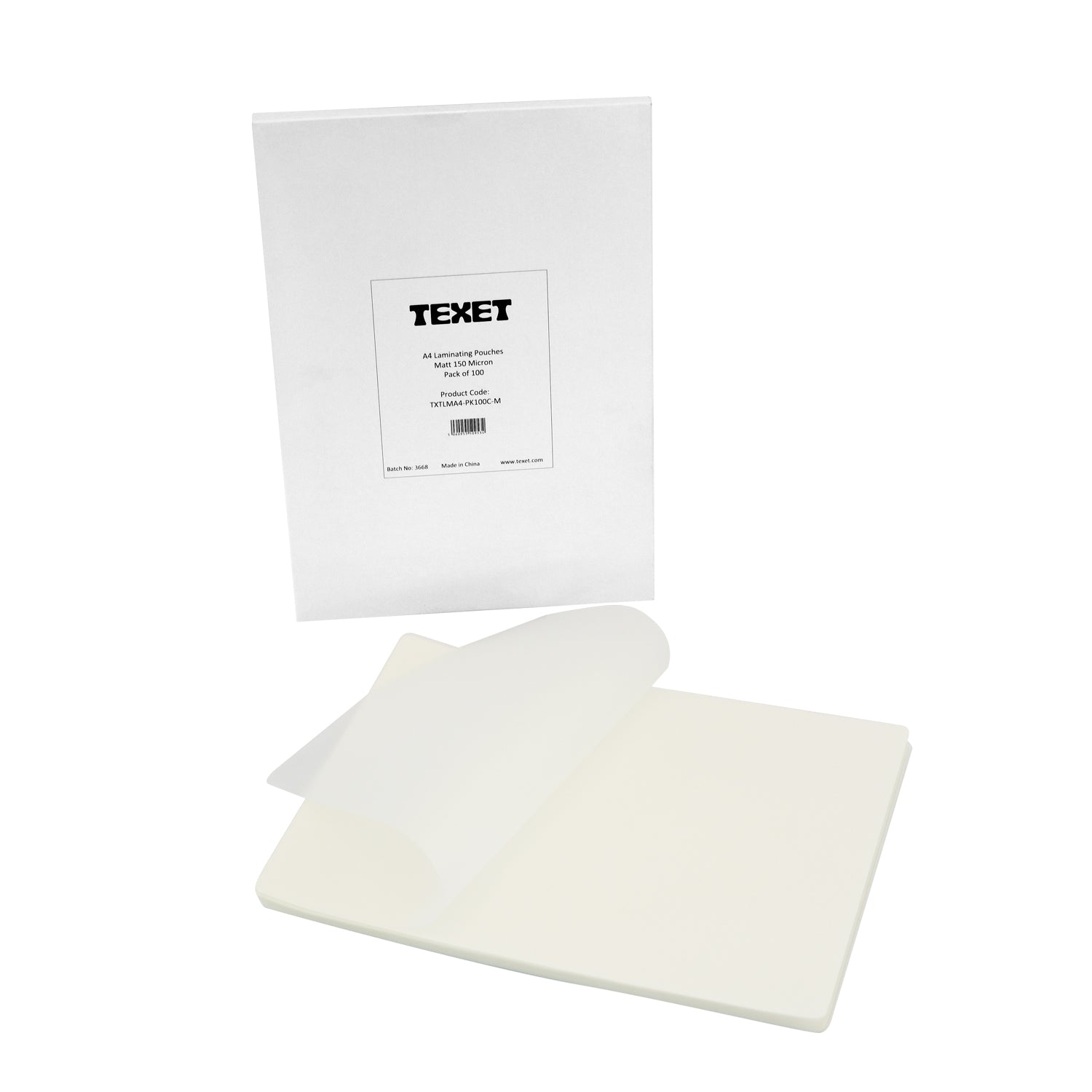 A4 Laminating Pouch Matt 150 Micron, Pack of 100