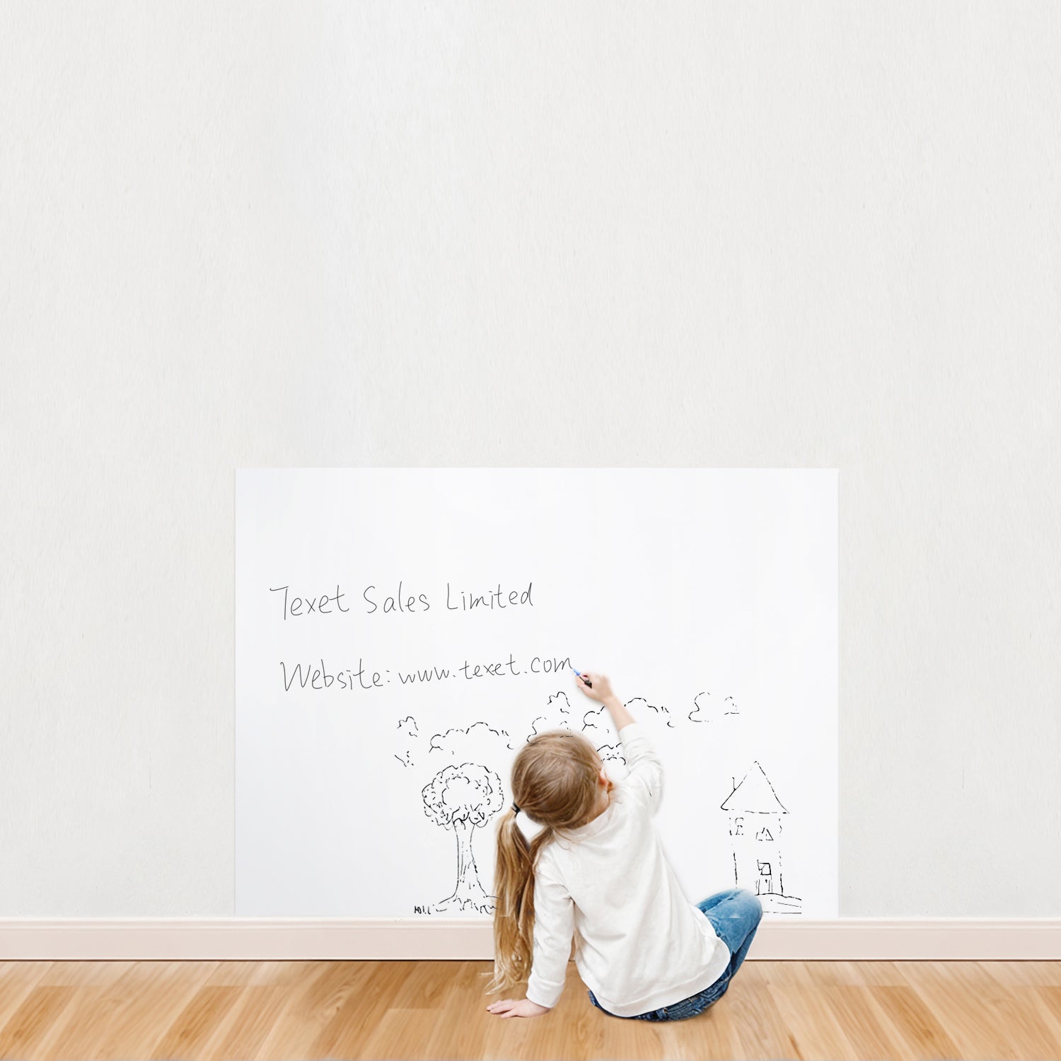 Whiteboard Electrostatic Film Roll, Pack of 25