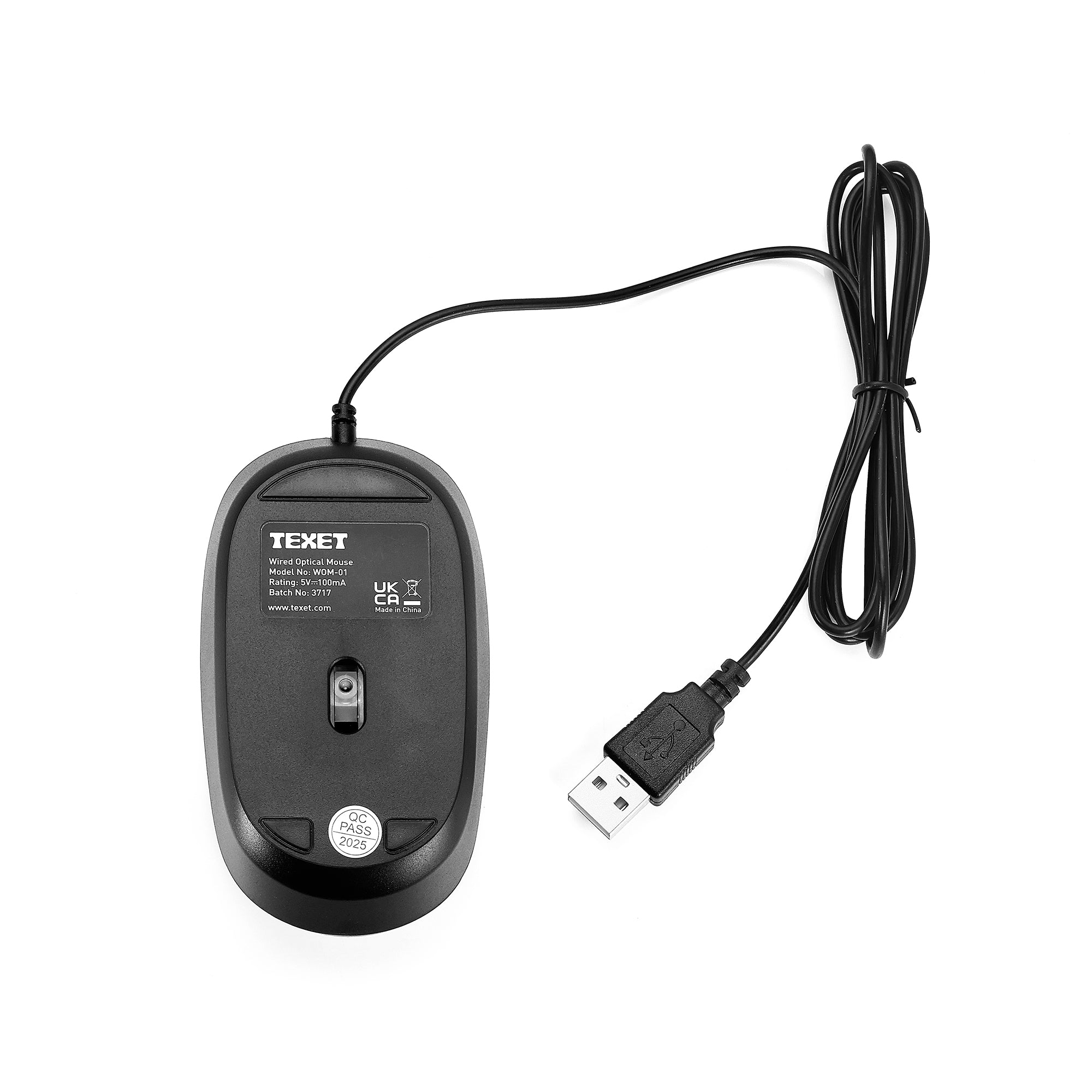 Wired Optical Mouse, 4 Buttons