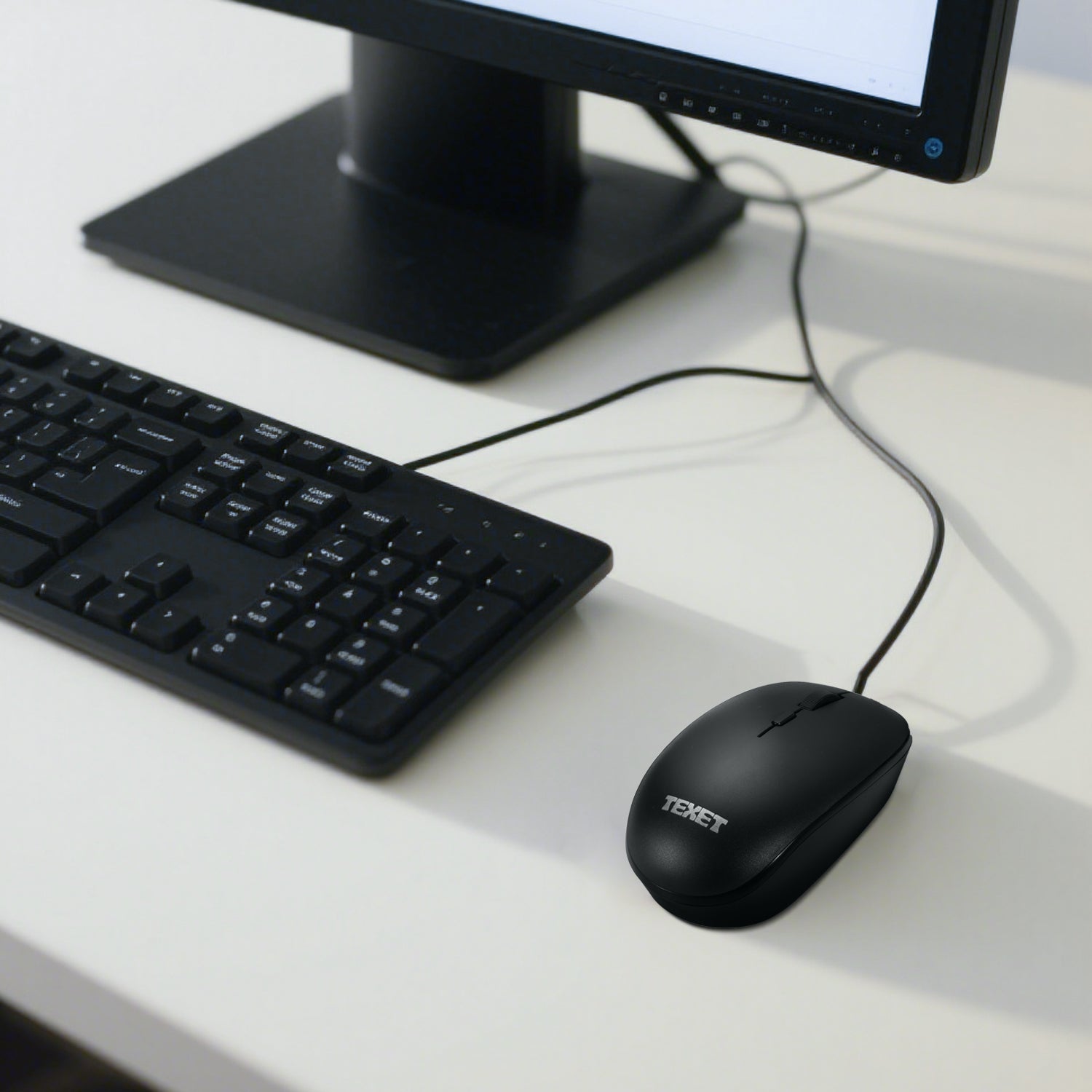 Wired Optical Mouse, 4 Buttons