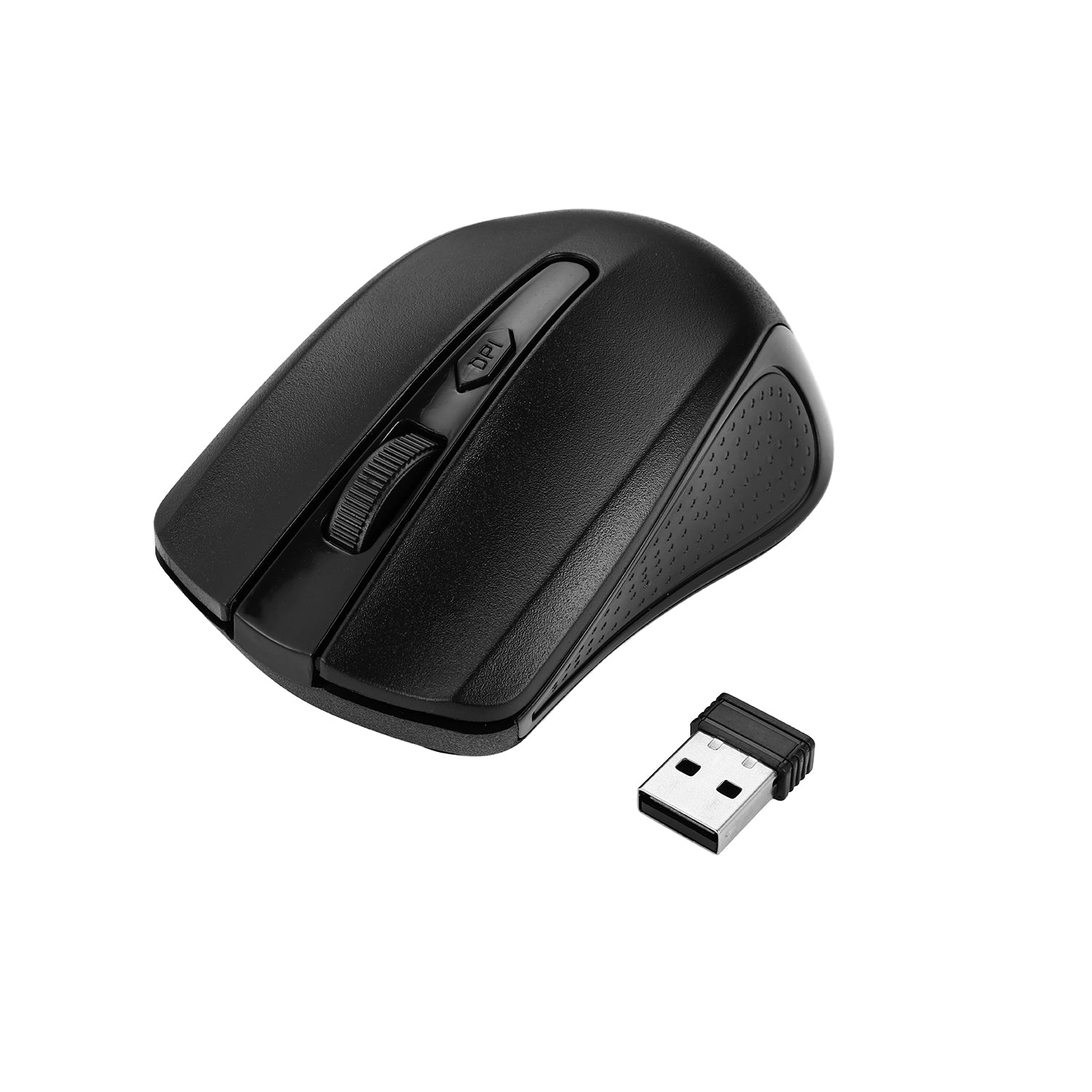 Wireless Optical Mouse, 4 Buttons