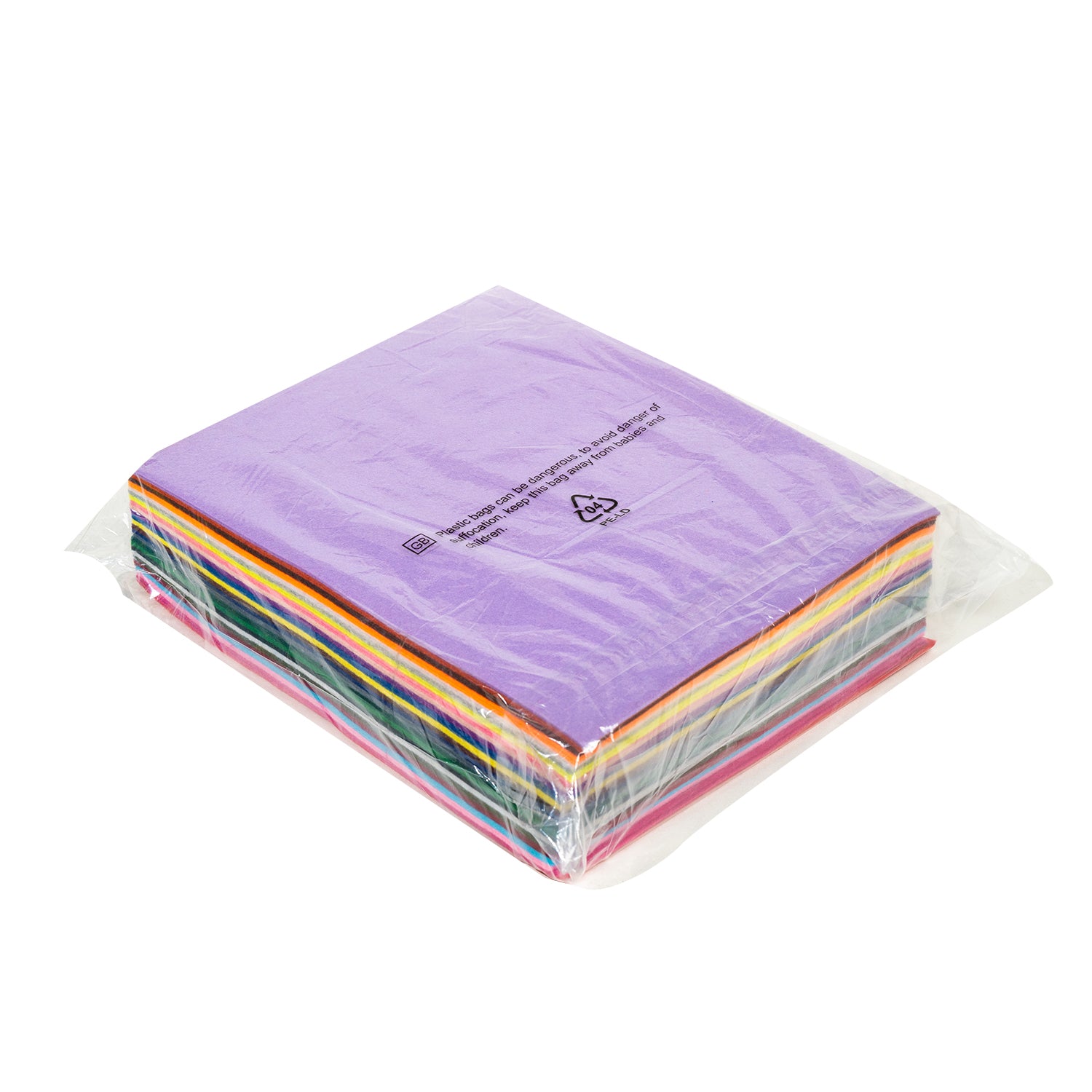 Bright Coloured Felt Sheets 33 x 27cm, Pack of 50