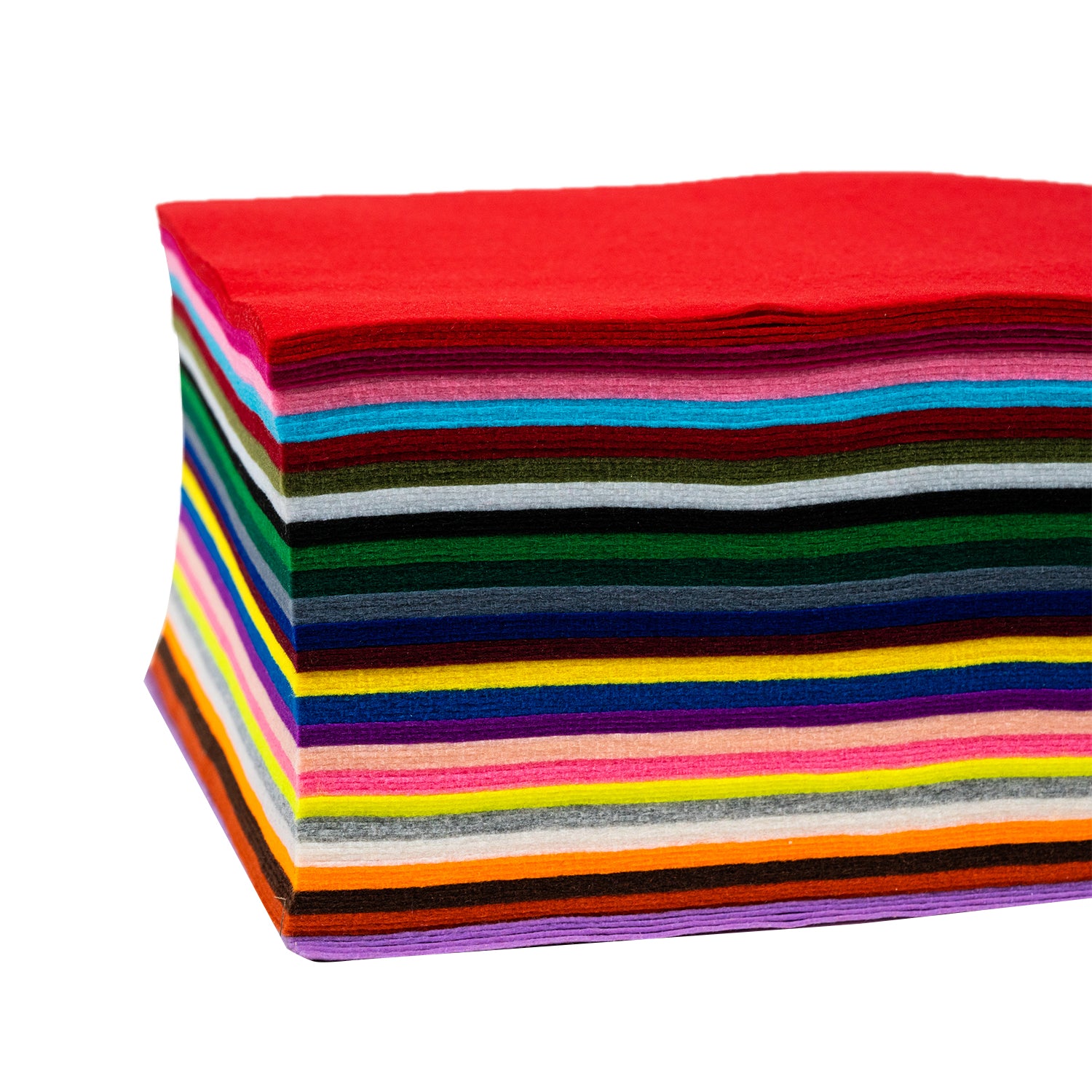 Bright Coloured Felt Sheets 30 x 30cm, Pack of 100