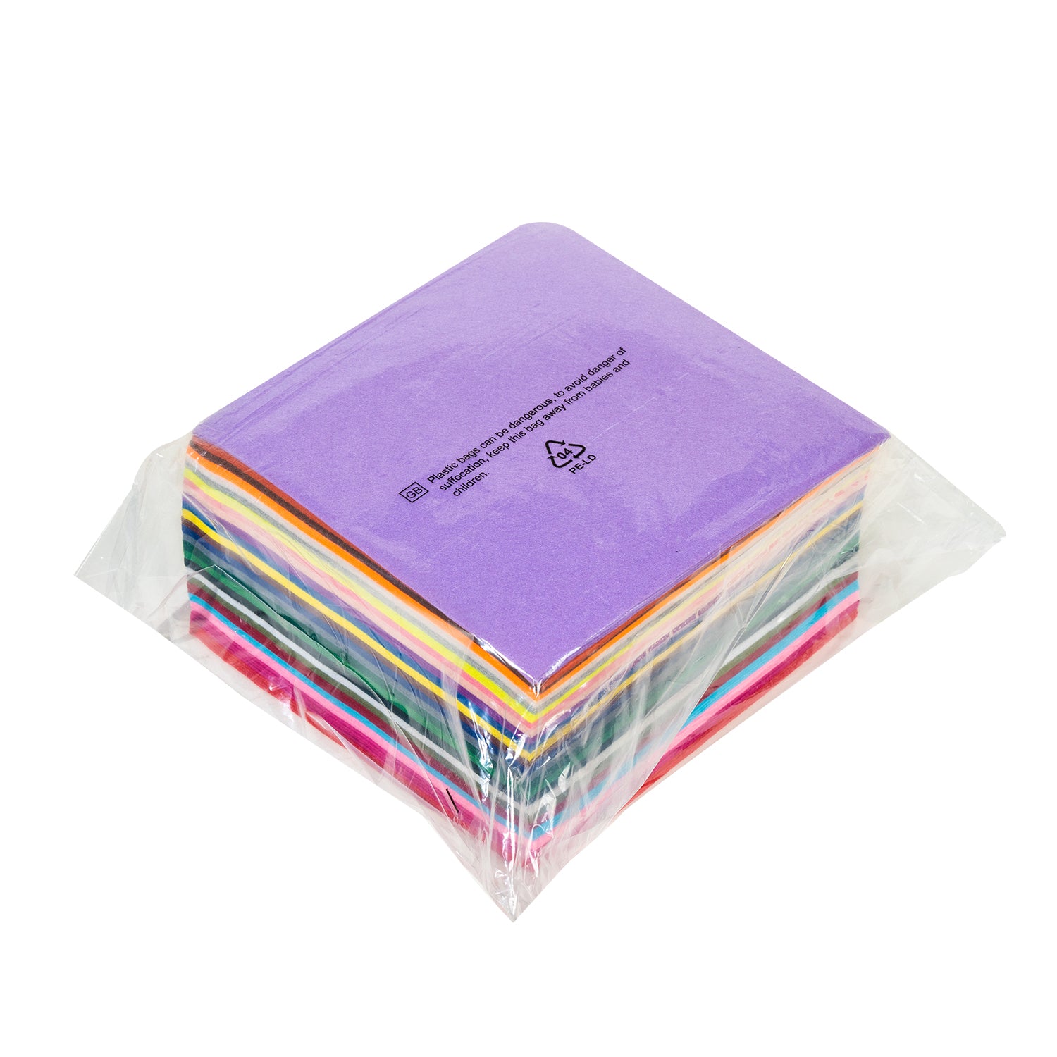 Bright Coloured Felt Sheets 30 x 30cm, Pack of 100