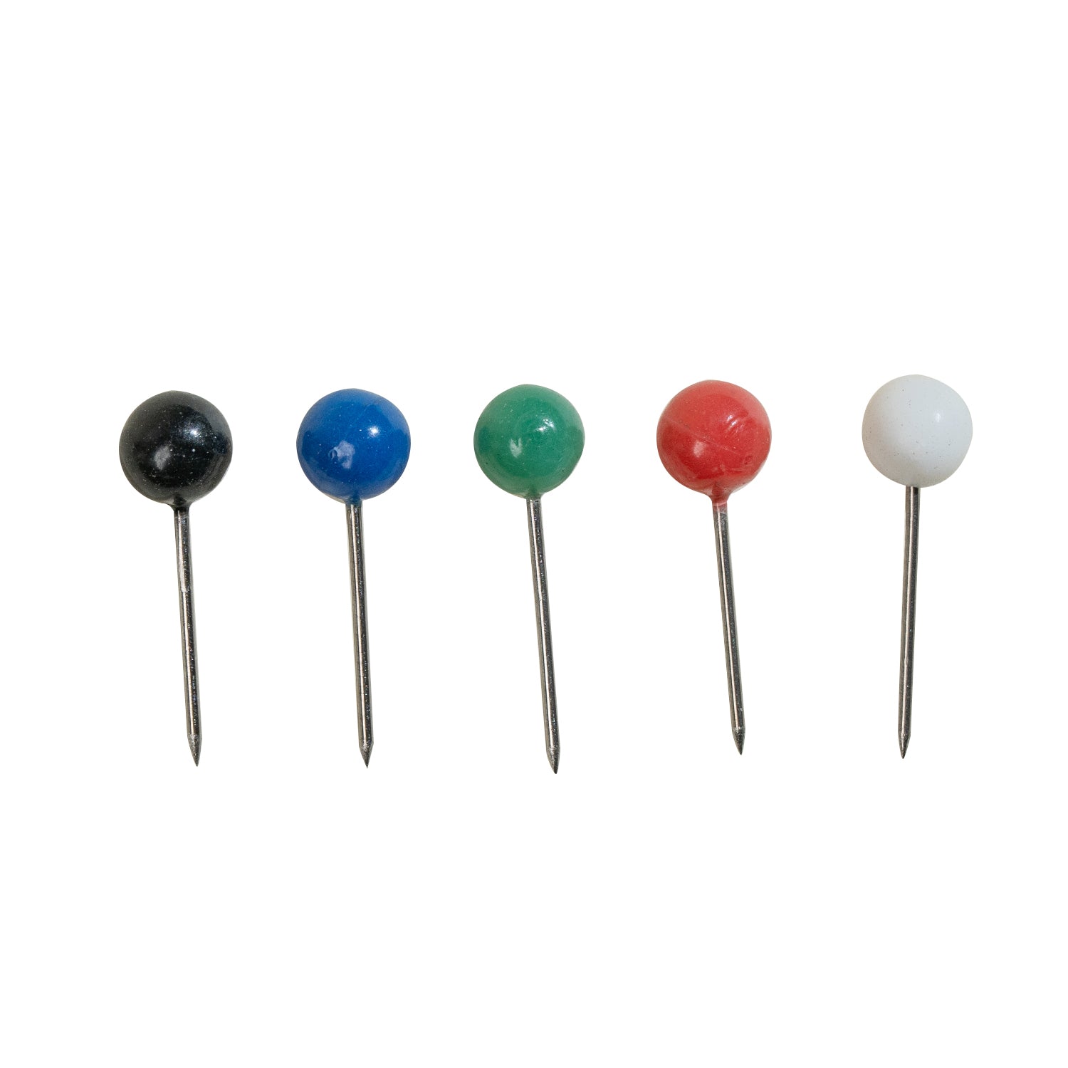 Map Tacks 4.5mm Pack 100 Assorted Colours