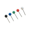 Map Tacks 4.5mm Pack 100 Assorted Colours