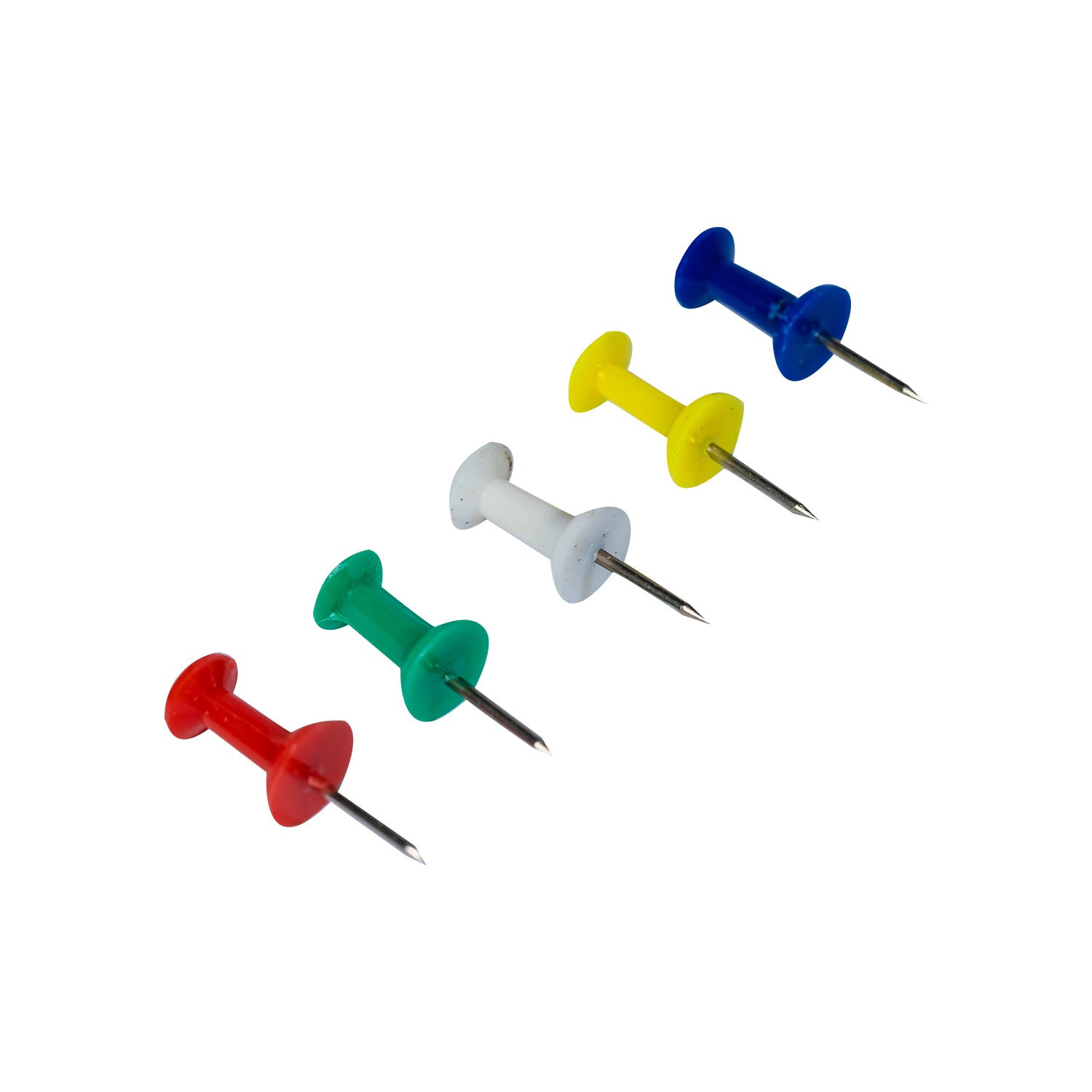 Push Pins 9mm Pack 200 Assorted Colours