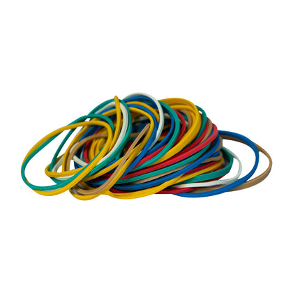 Rubber Bands 75g Assorted Colours Assorted Sizes