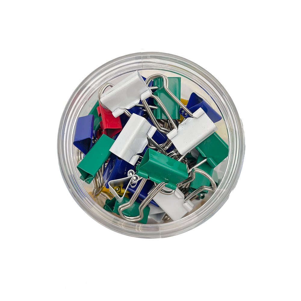 Foldback Clips 19mm Pack 50 Assorted Colours www.texet