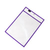 Pack A4 Drywipe Sleeves Assorted Colours