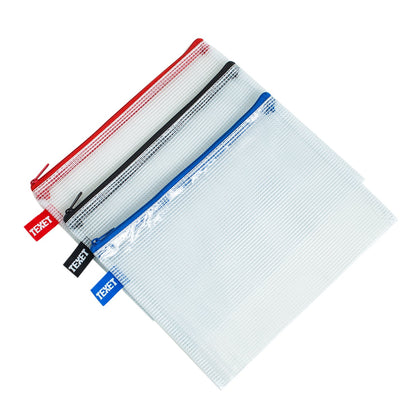 Mesh Plastic Bag A5 Size Assorted Colours PK12