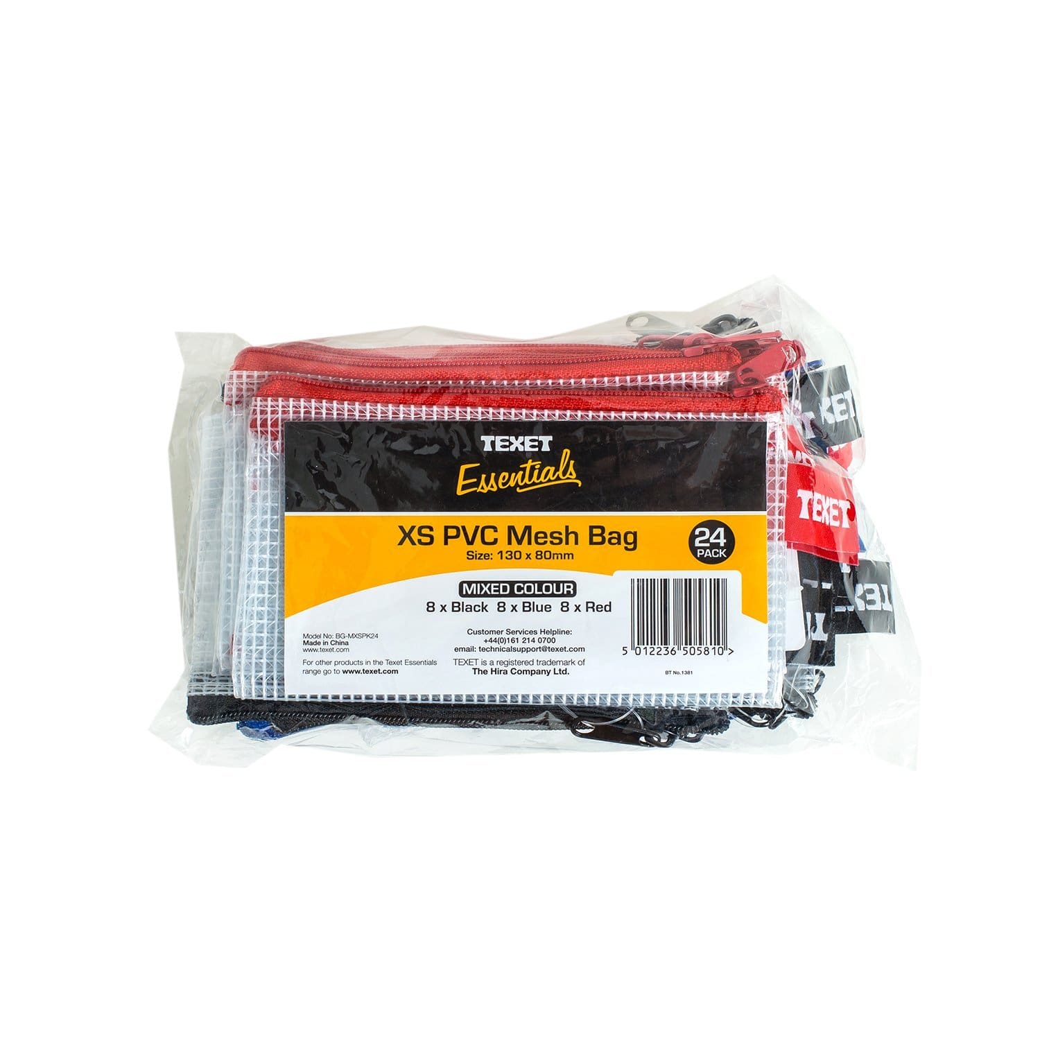 XS Mesh Plastic Bag, Pack of 24