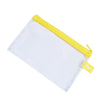 Clear Pencil Case 200mm x 125mm Assorted Colours PK12