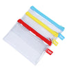 Clear Pencil Case 200mm x 125mm Assorted Colours PK12