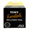 Economy Ballpoint Pen PK 50 BLACK