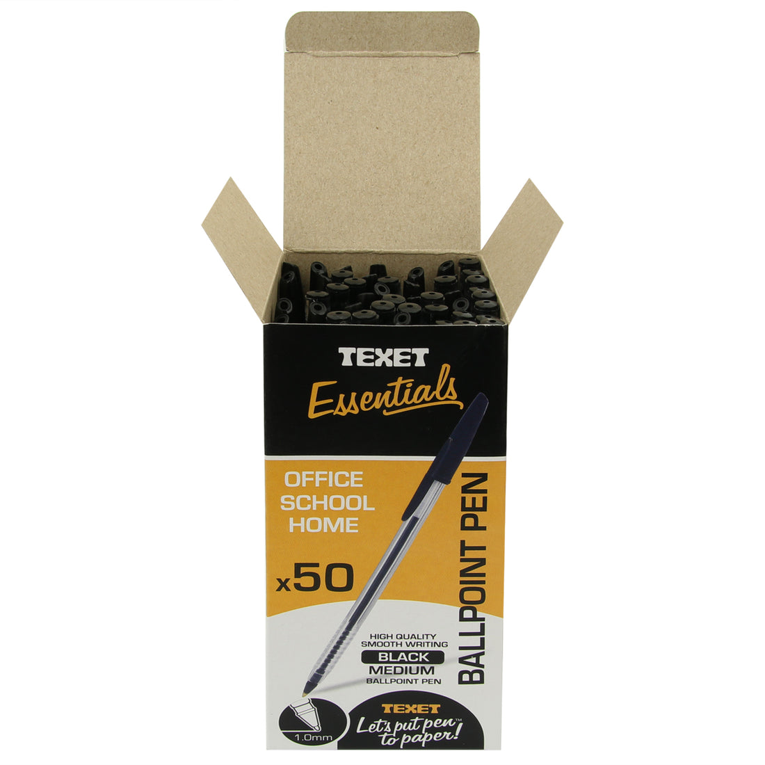 Economy Ballpoint Pen Black, Pack of 50