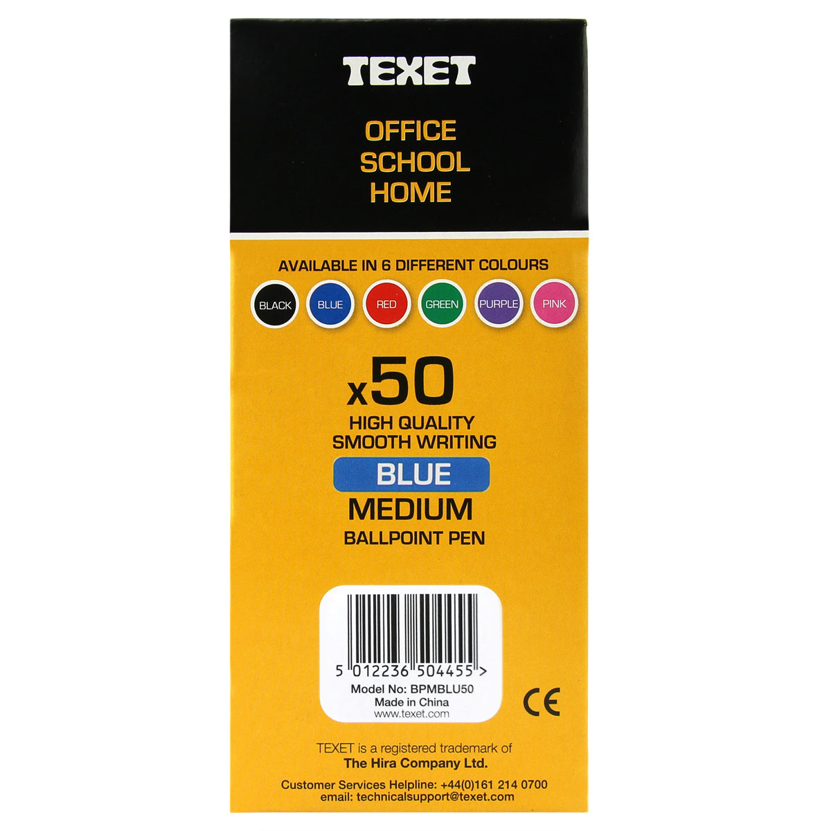 Economy Ballpoint Pen Blue, Pack of 50